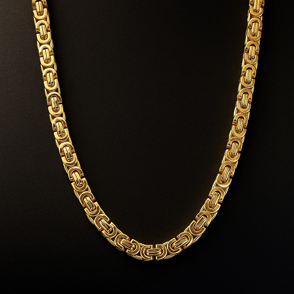 "Scylla" Gold-Colored Chain (8mm)