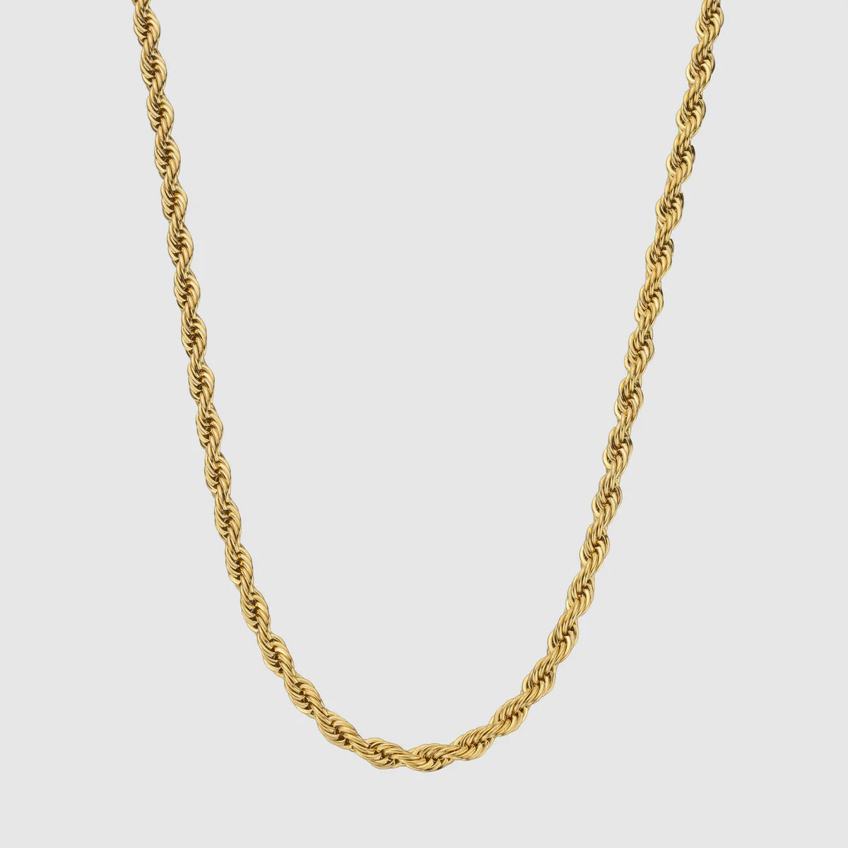 "Rope" Gold-colored Chain (5mm)