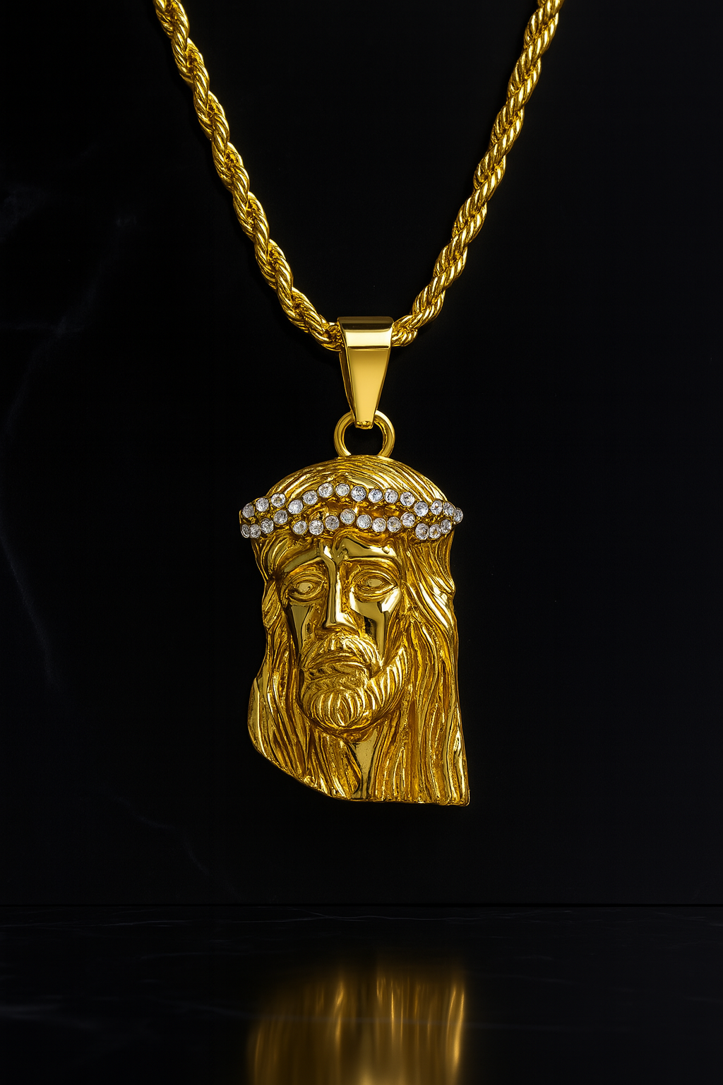 "Gezus" Gold-colored Pendant
