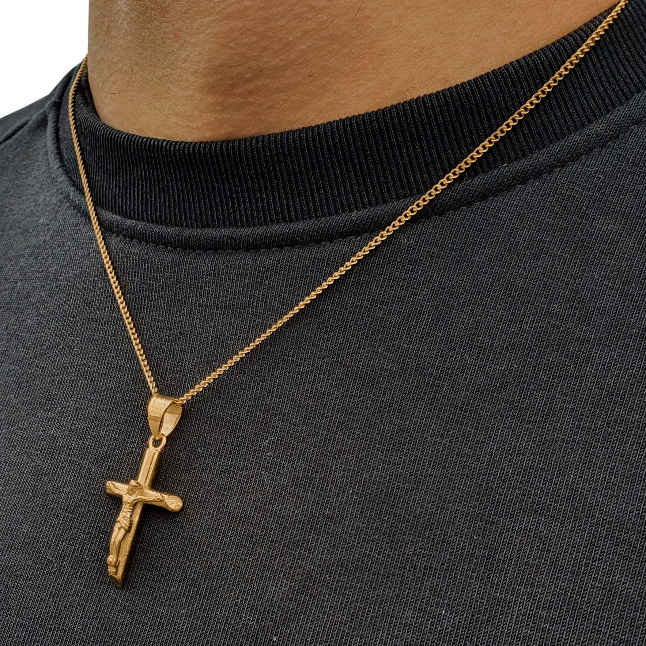 "Cross" Gold-Colored Pendant
