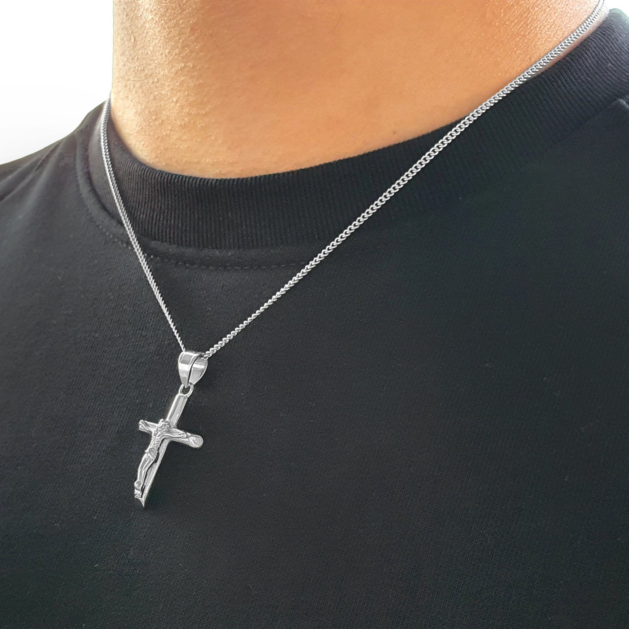 "Cross" Silver-colored Pendant