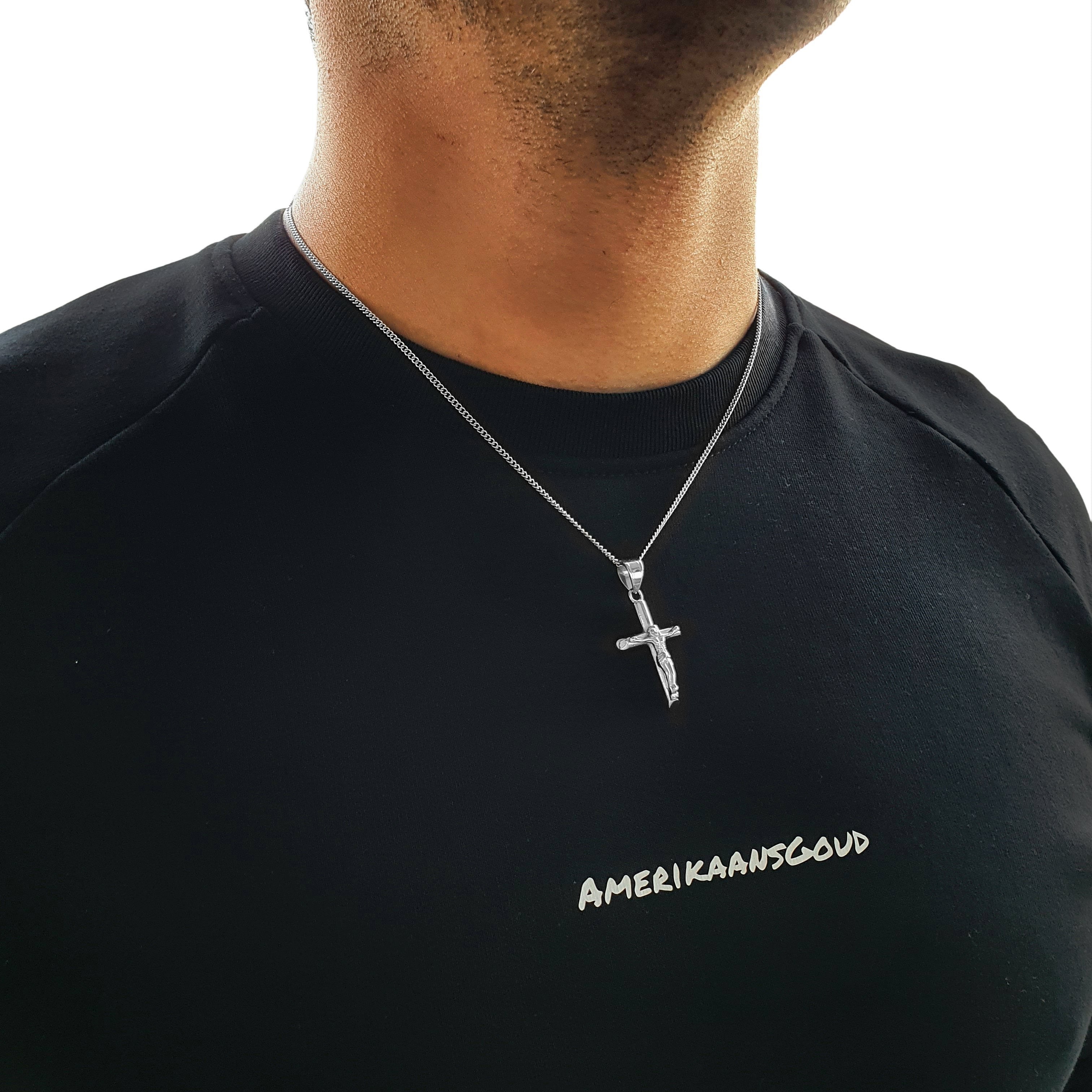 "Cross" Silver-colored Pendant