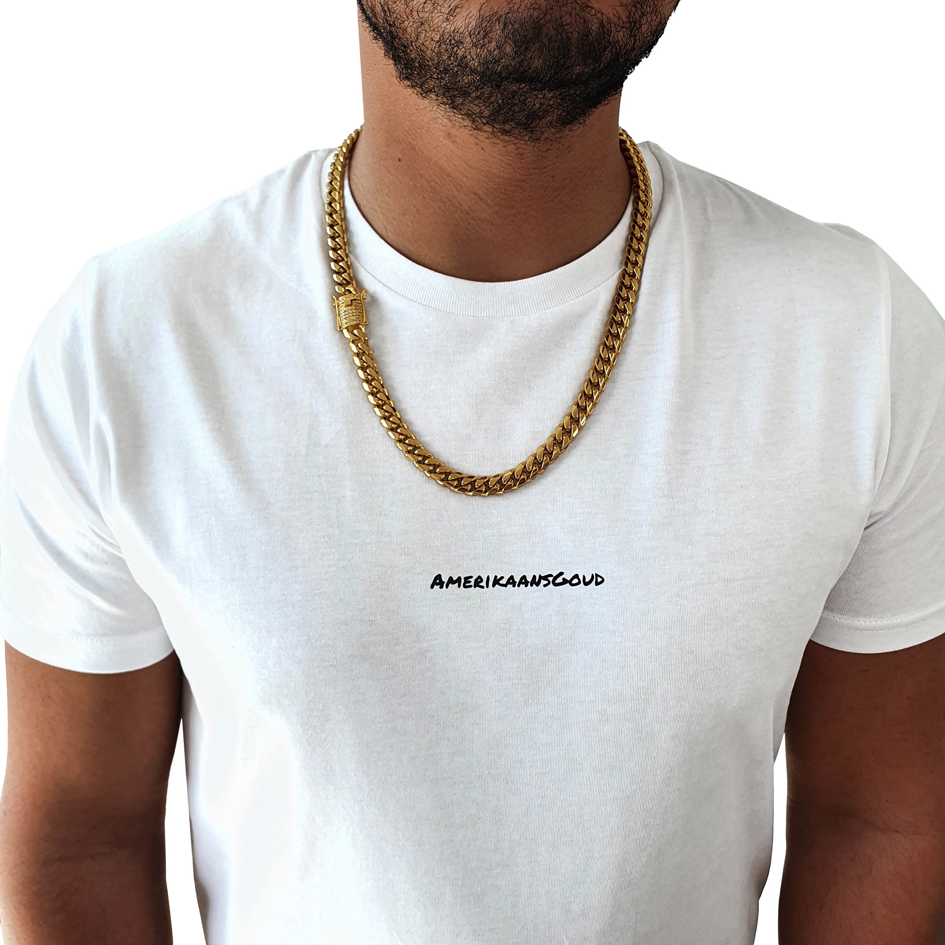 "Cubanilo" Gold-Colored Chain (10mm)