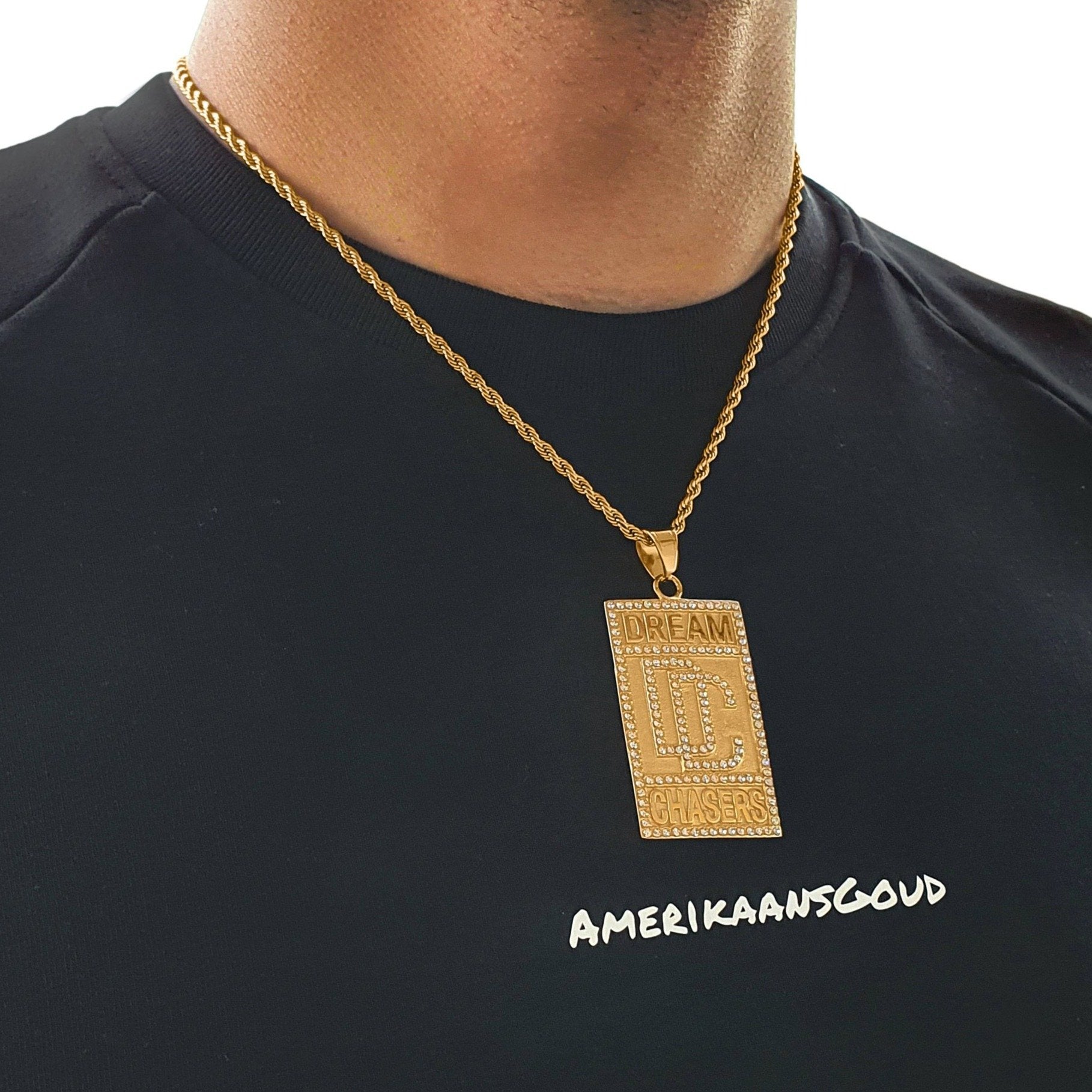 "DreamChasers" Gold-Colored Pendant