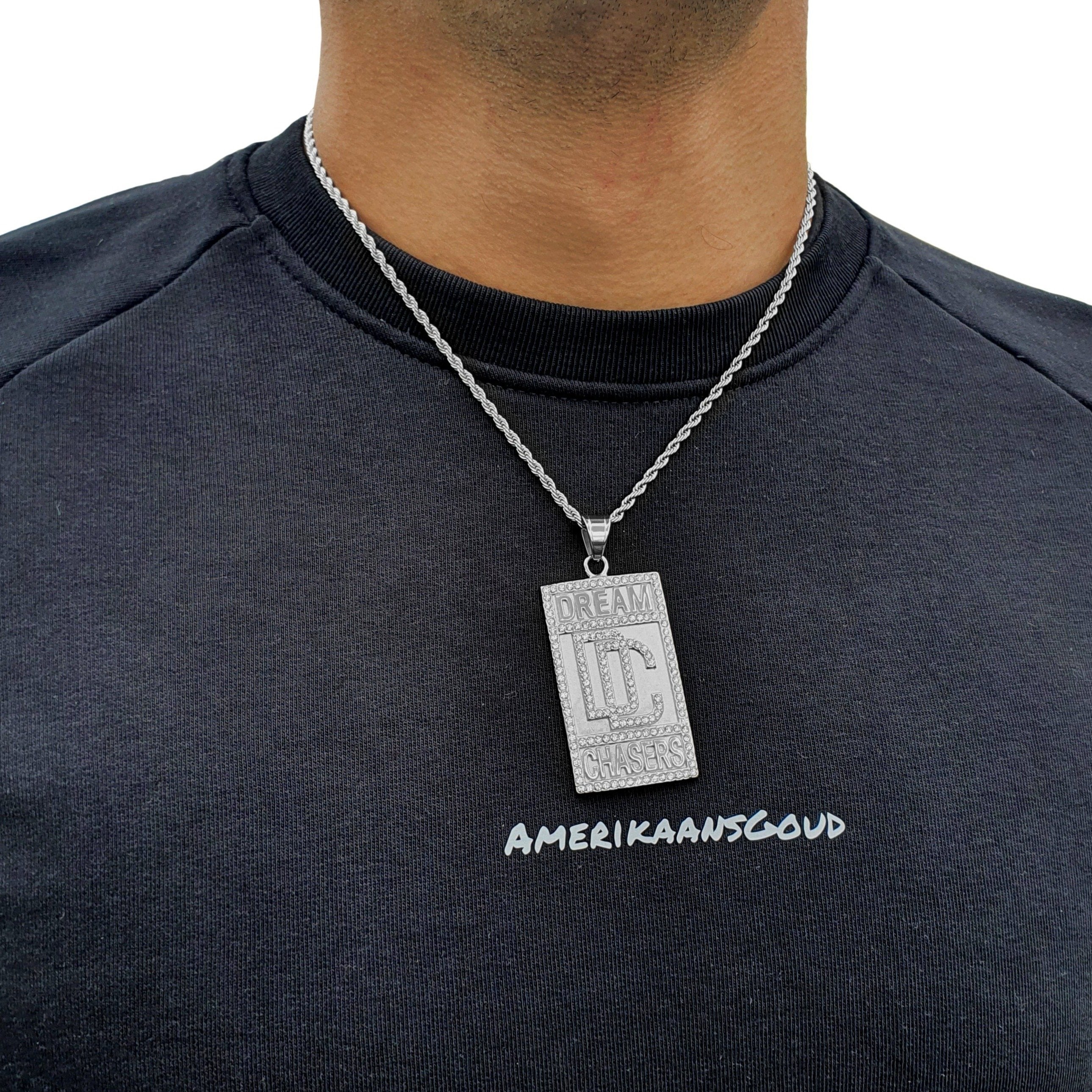 "DreamChasers" Silver-Colored Pendant