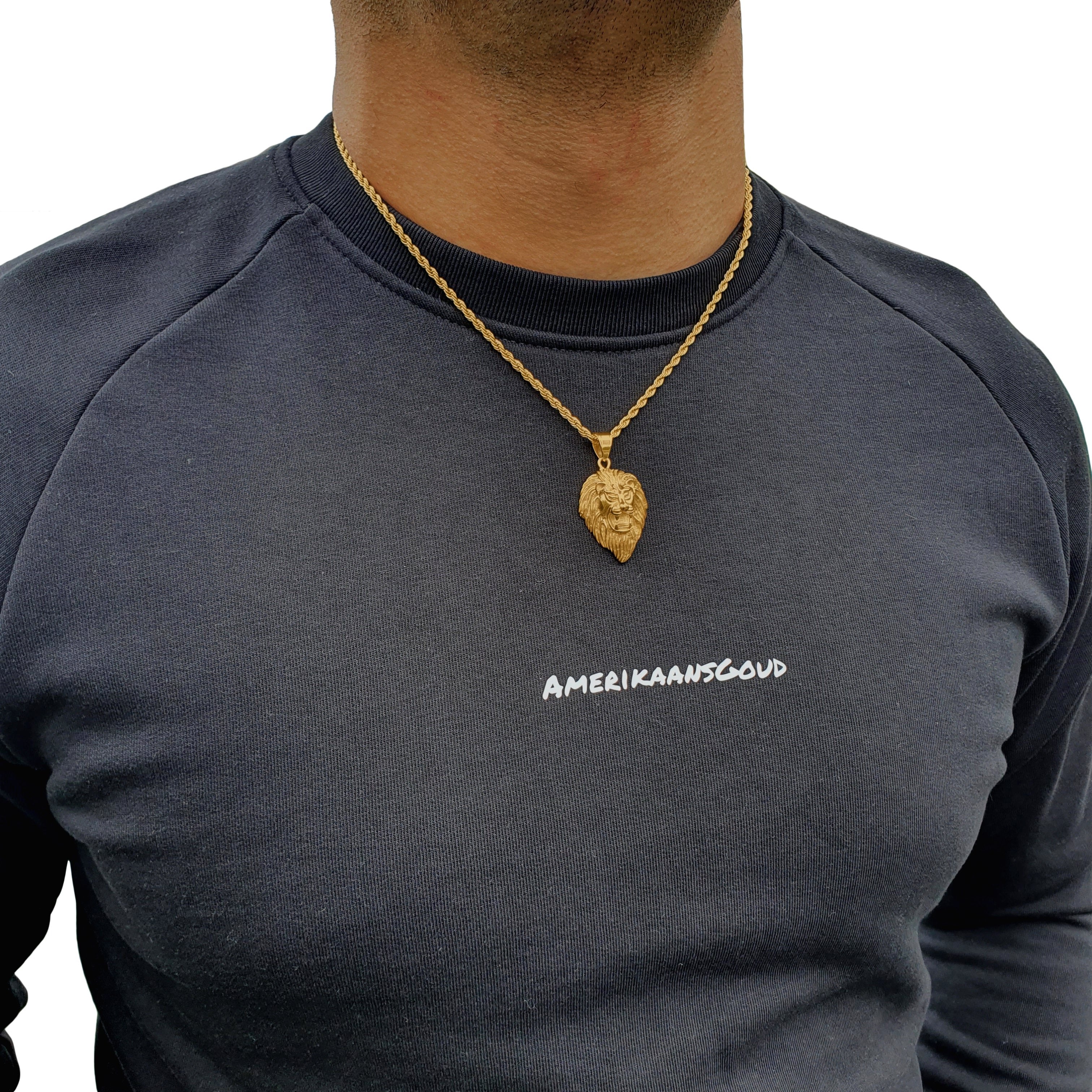 "Lion" Gold-Colored Pendant