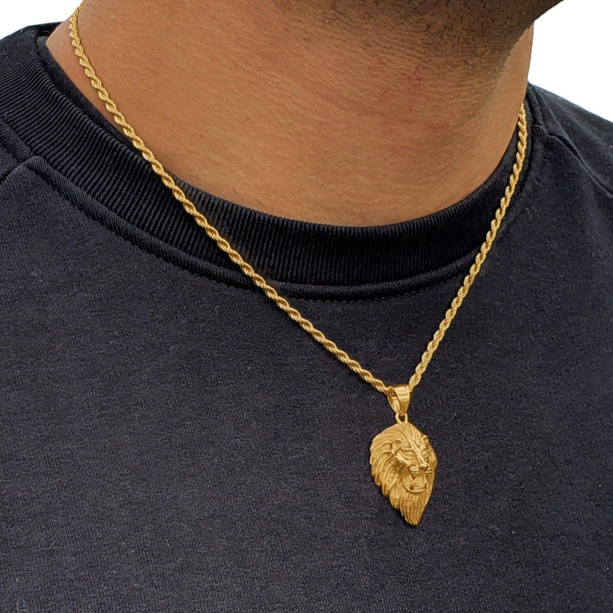 "Lion" Gold-Colored Pendant