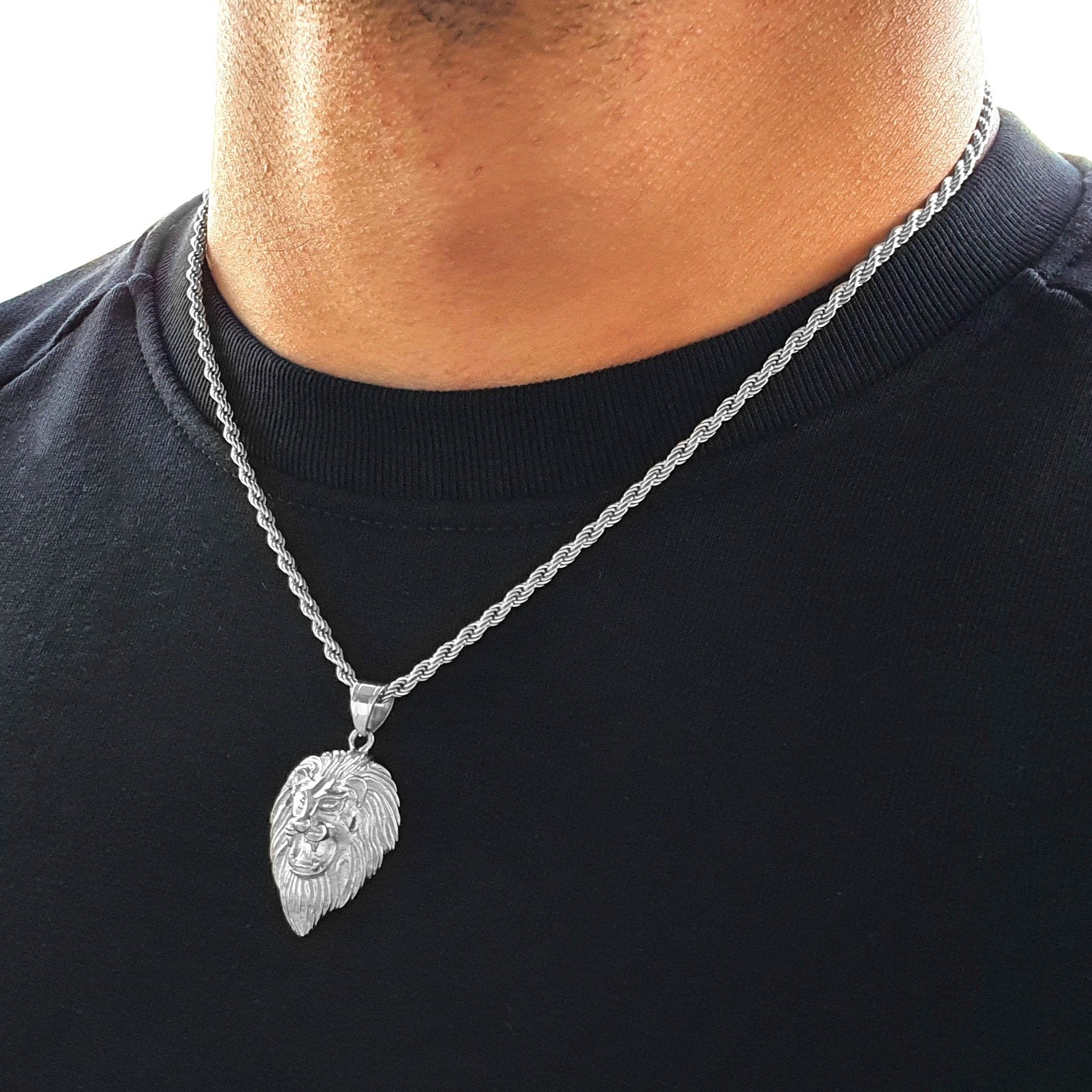 "Lion" Silver-colored Pendant