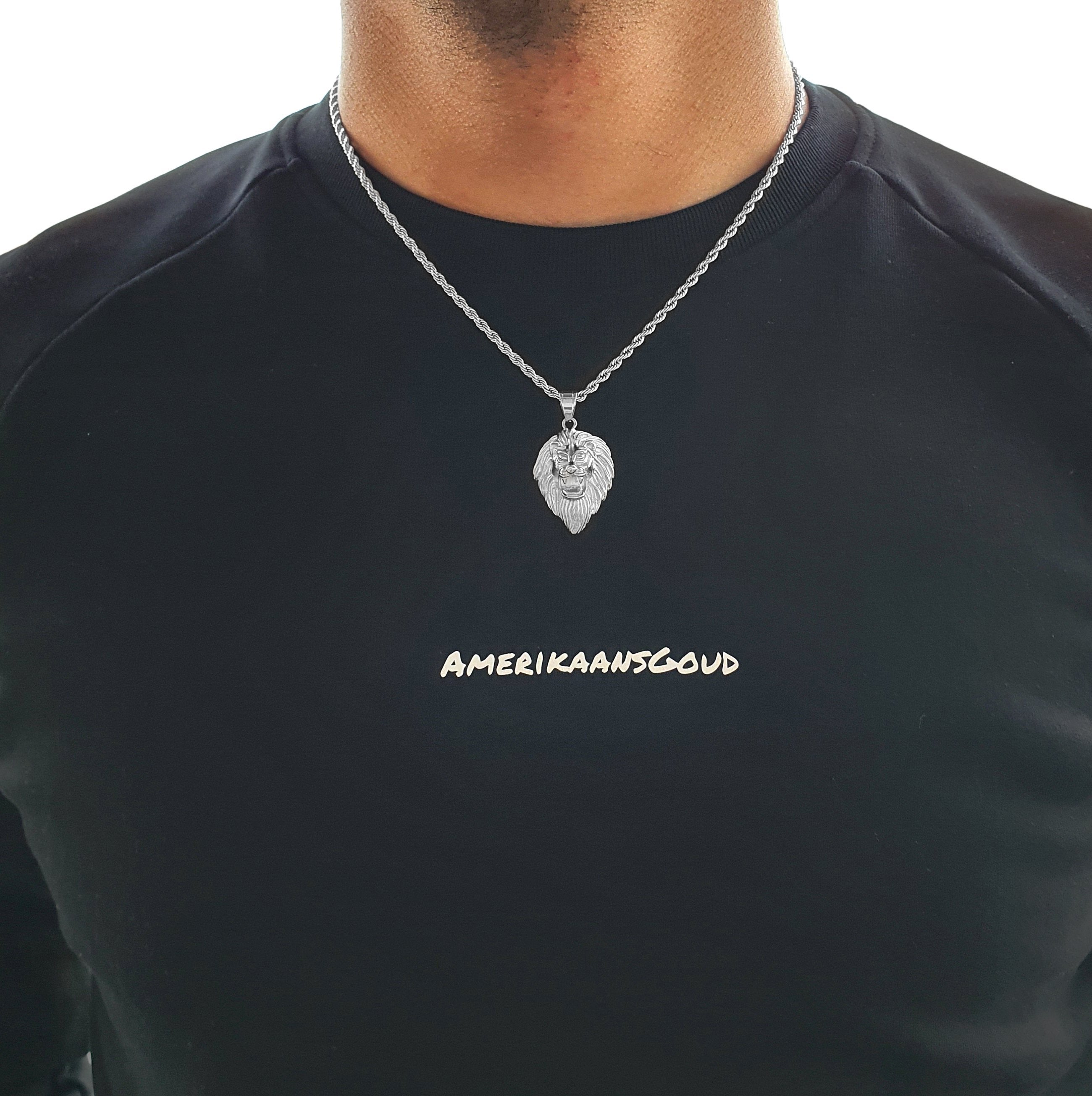 "Lion" Silver-colored Pendant