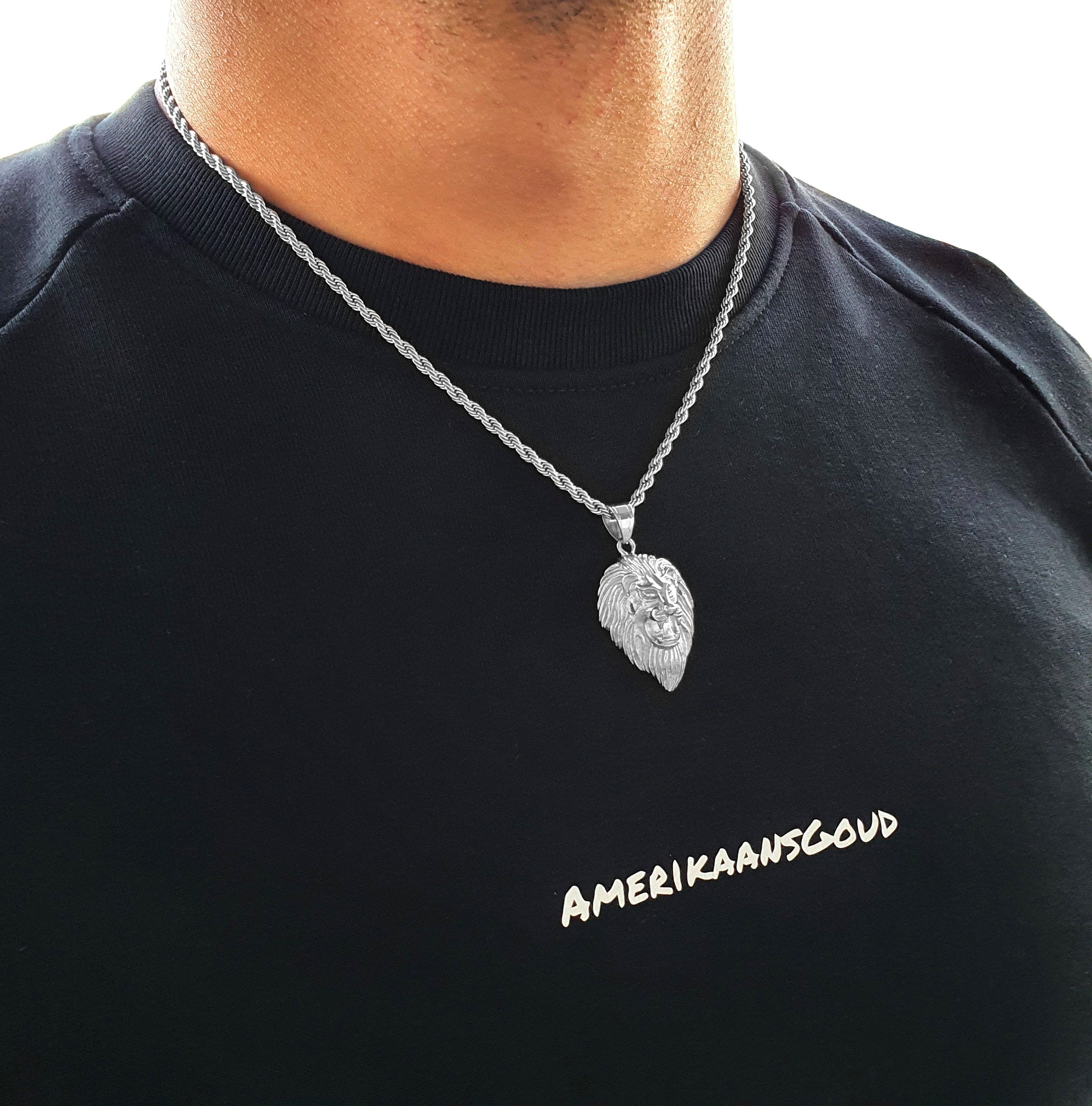 "Lion" Silver-colored Pendant