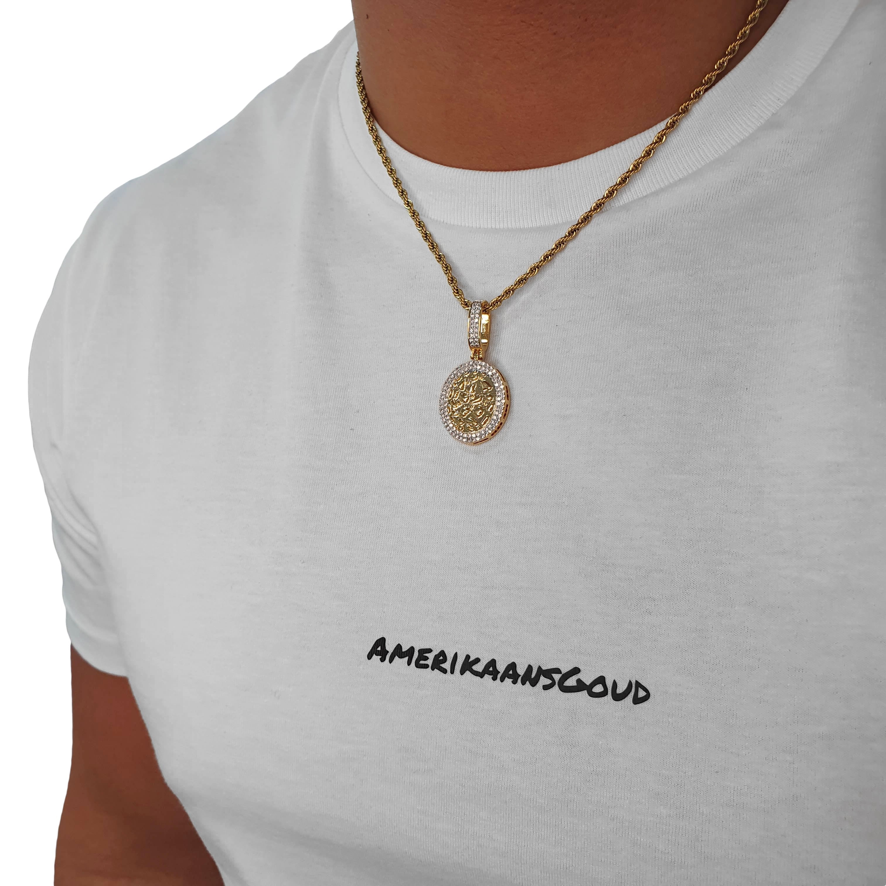 "Rondo" Gold-Colored Pendant
