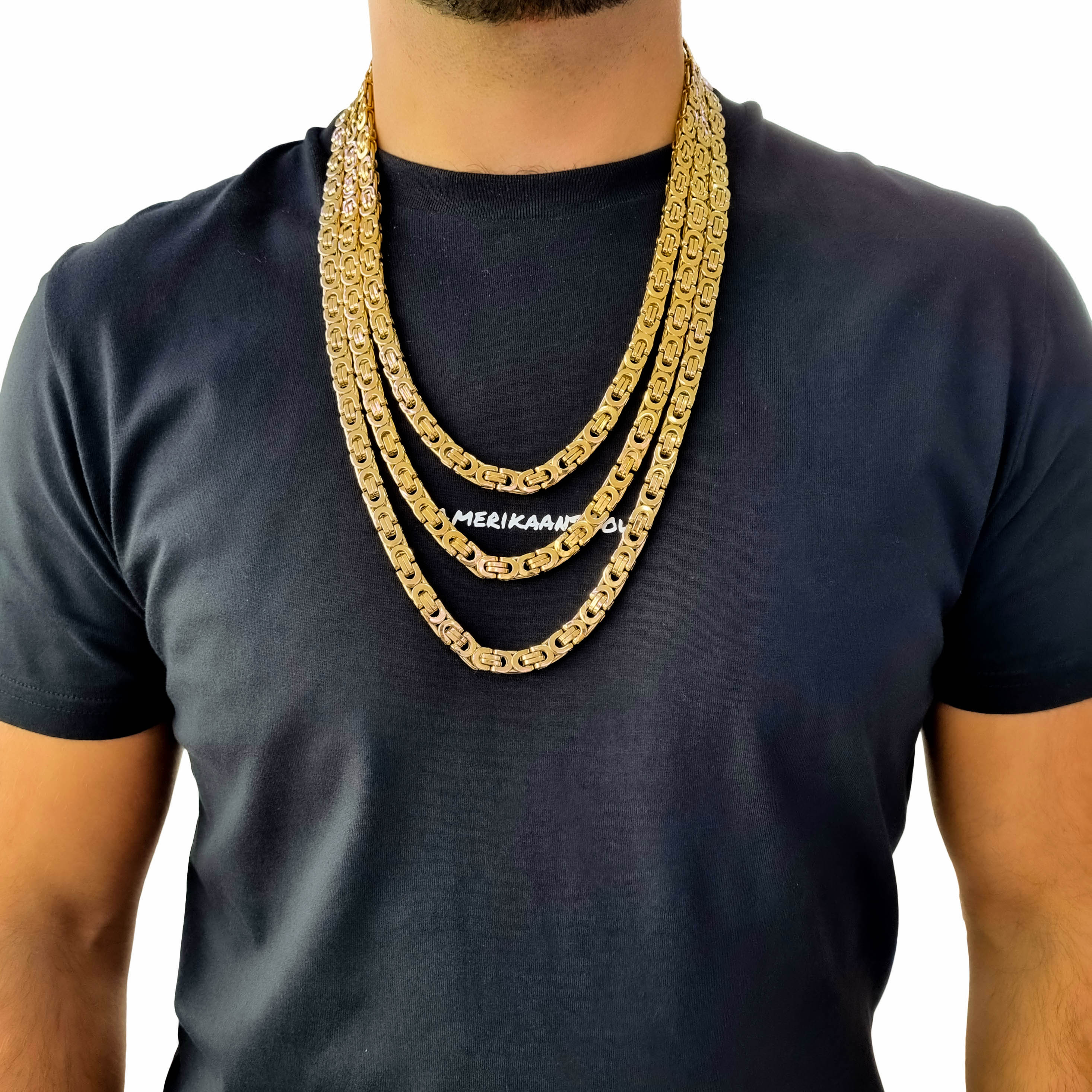 "Scylla" Gold-Colored Chain (8mm)