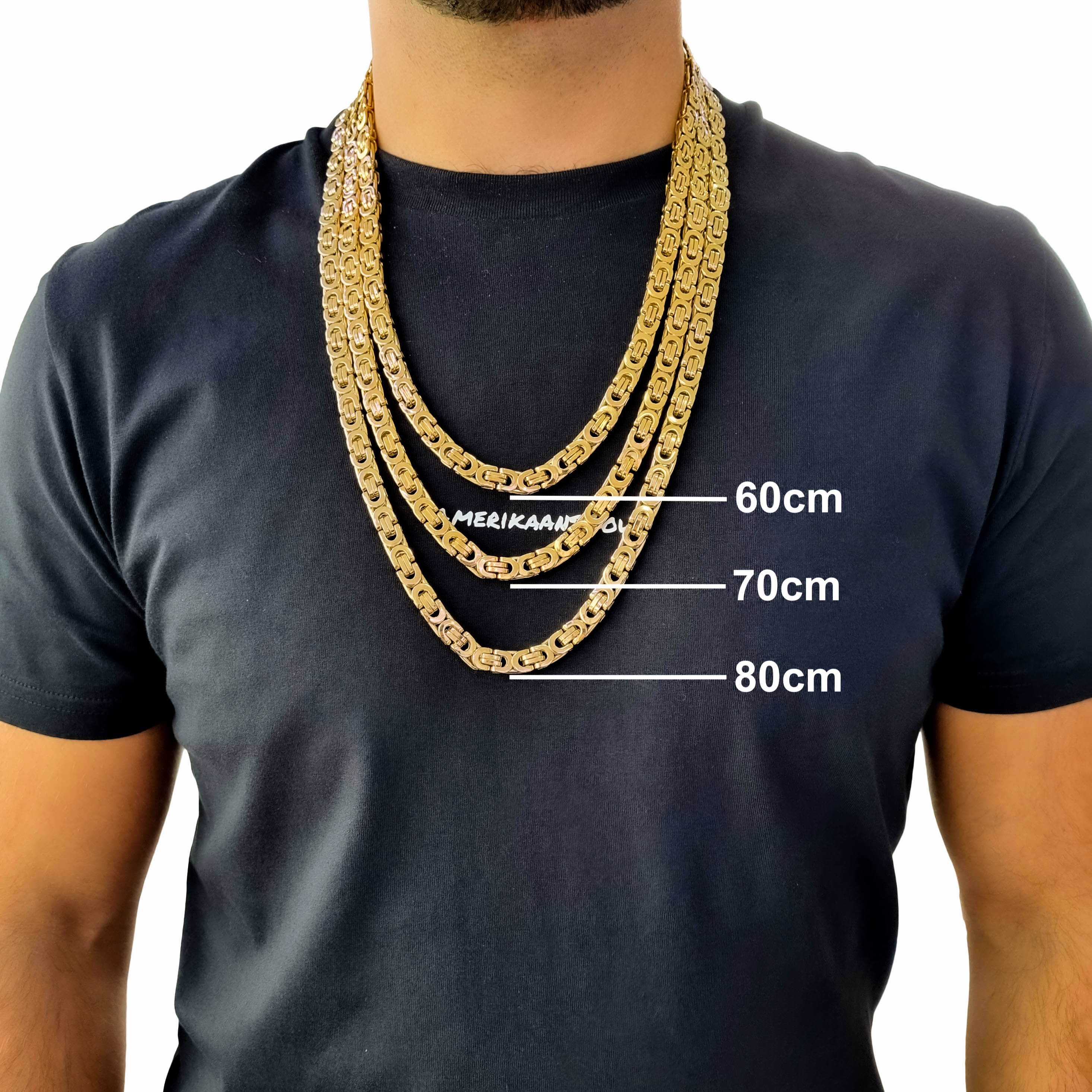 "Scylla" Gold-Colored Chain (8mm)