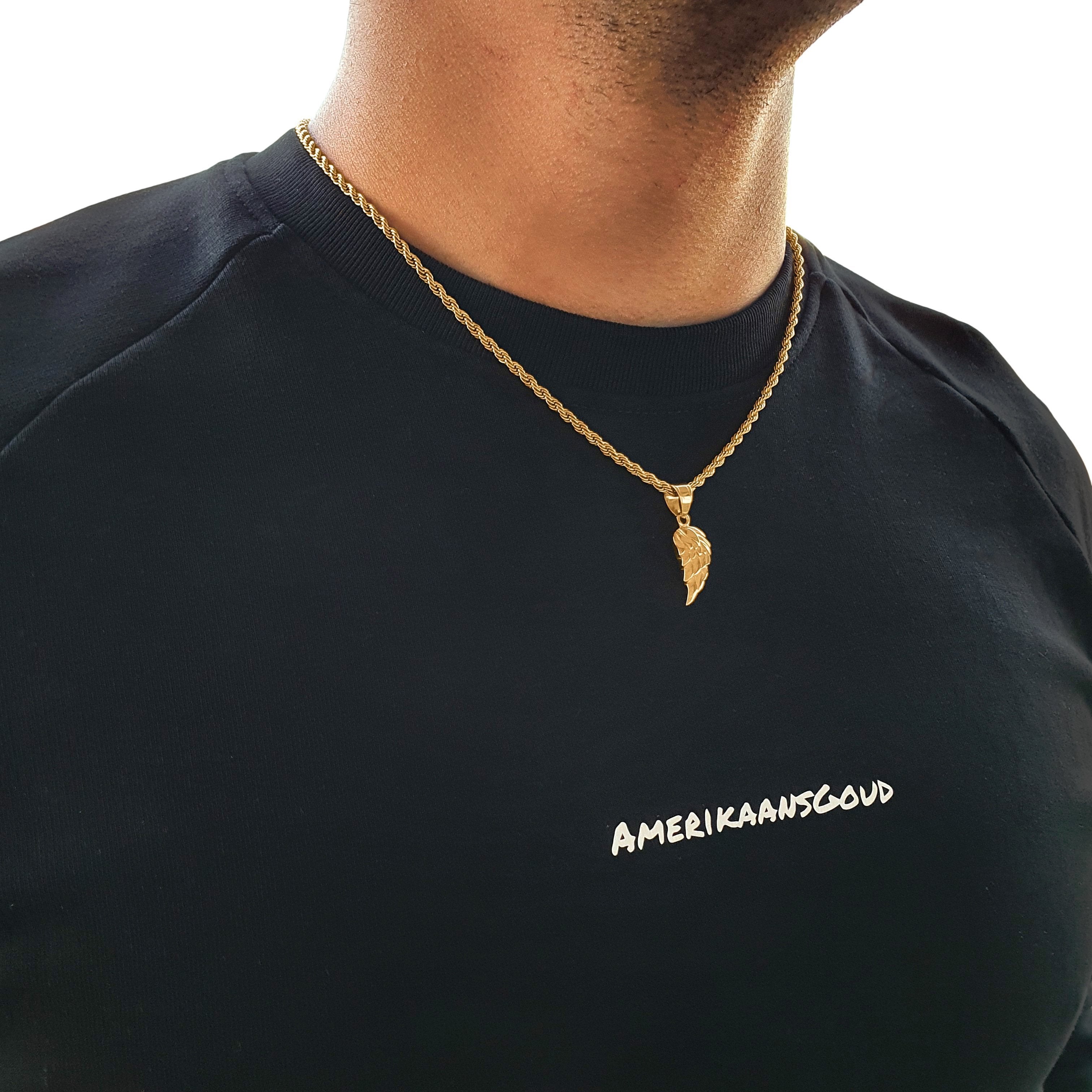 "Wing" Gold-Colored Pendant