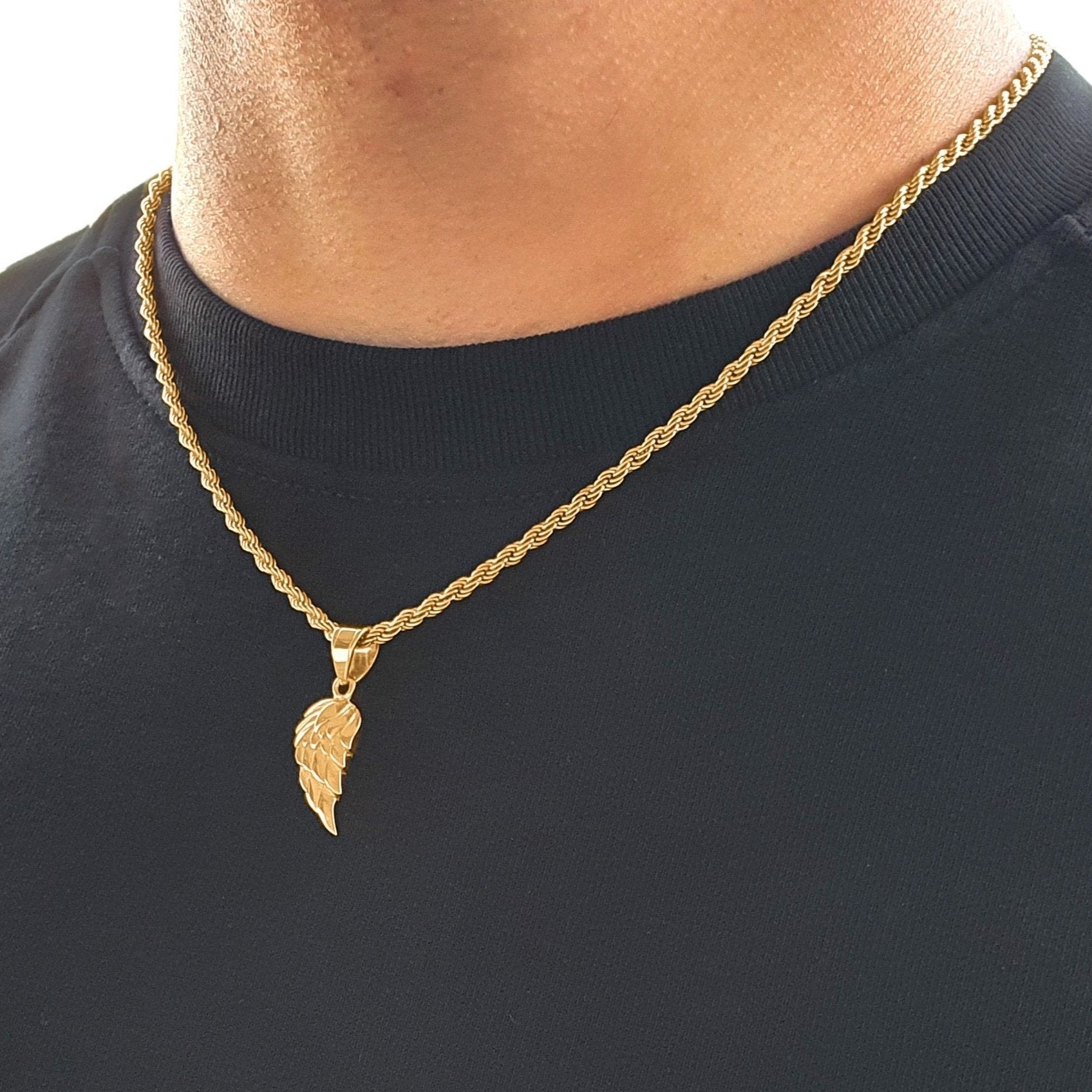 "Wing" Gold-Colored Pendant
