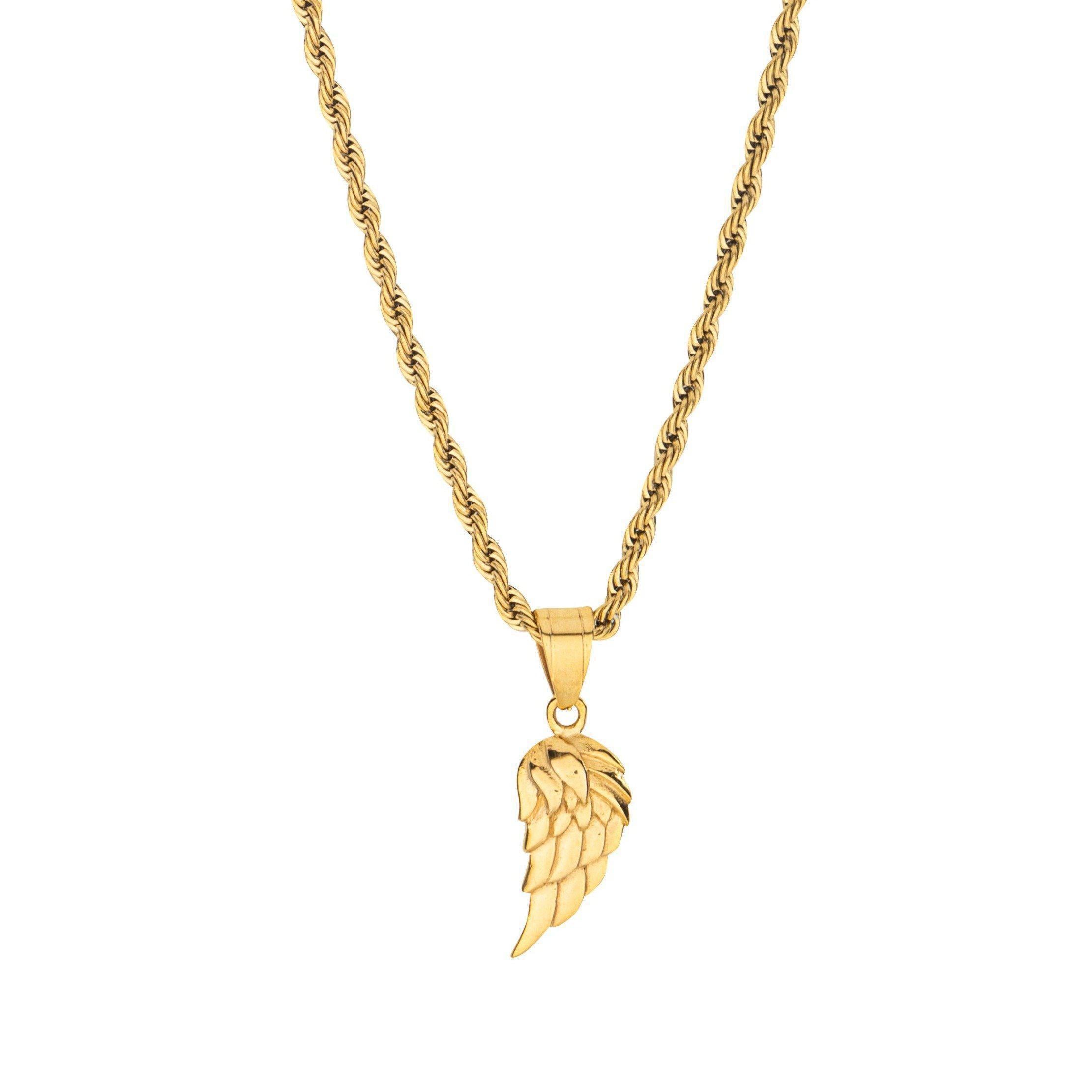 "Wing" Gold-Colored Pendant