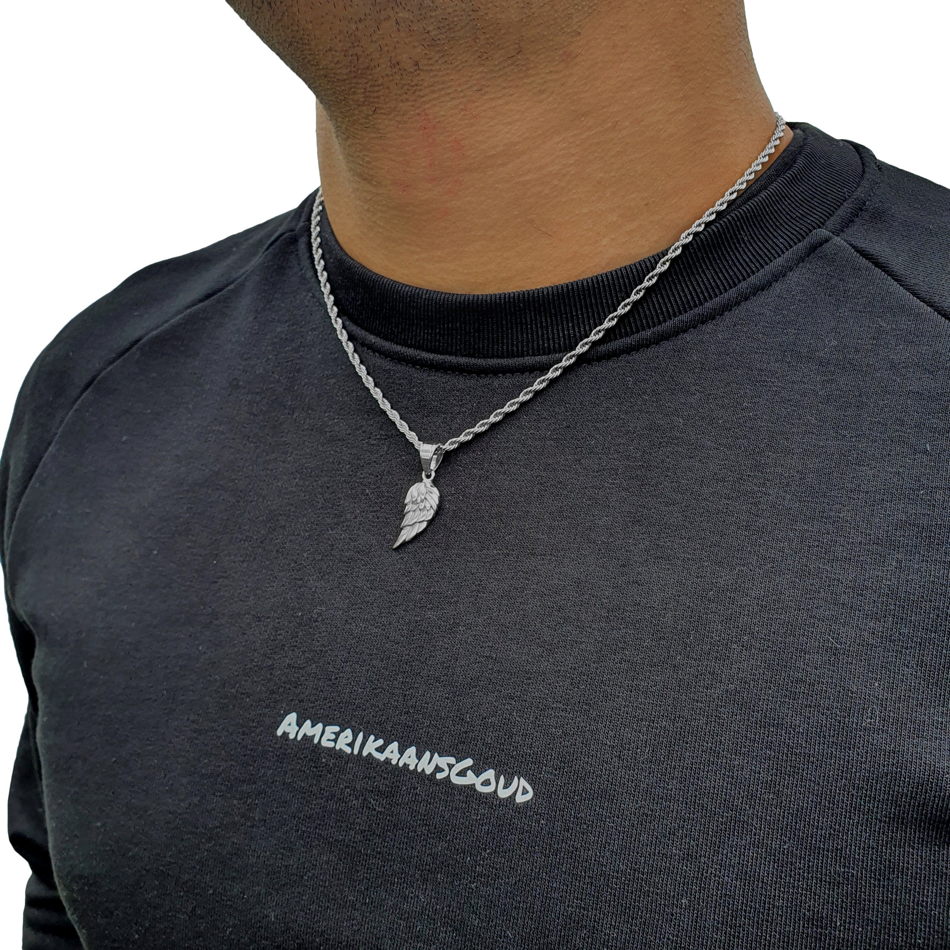 "Wing" Silver-colored Pendant