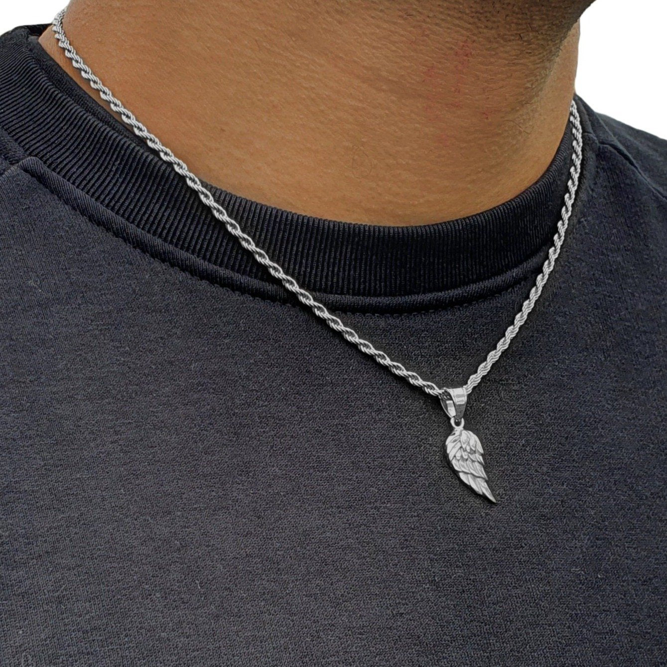 "Wing" Silver-colored Pendant