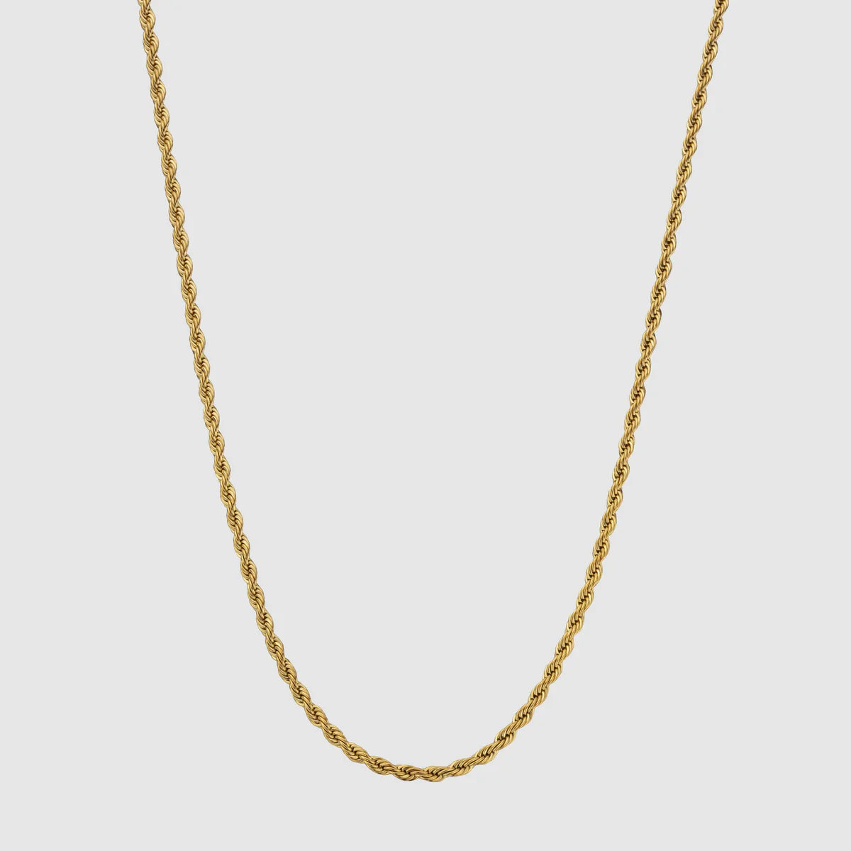 "Rope" Gold-colored Chain (3mm)
