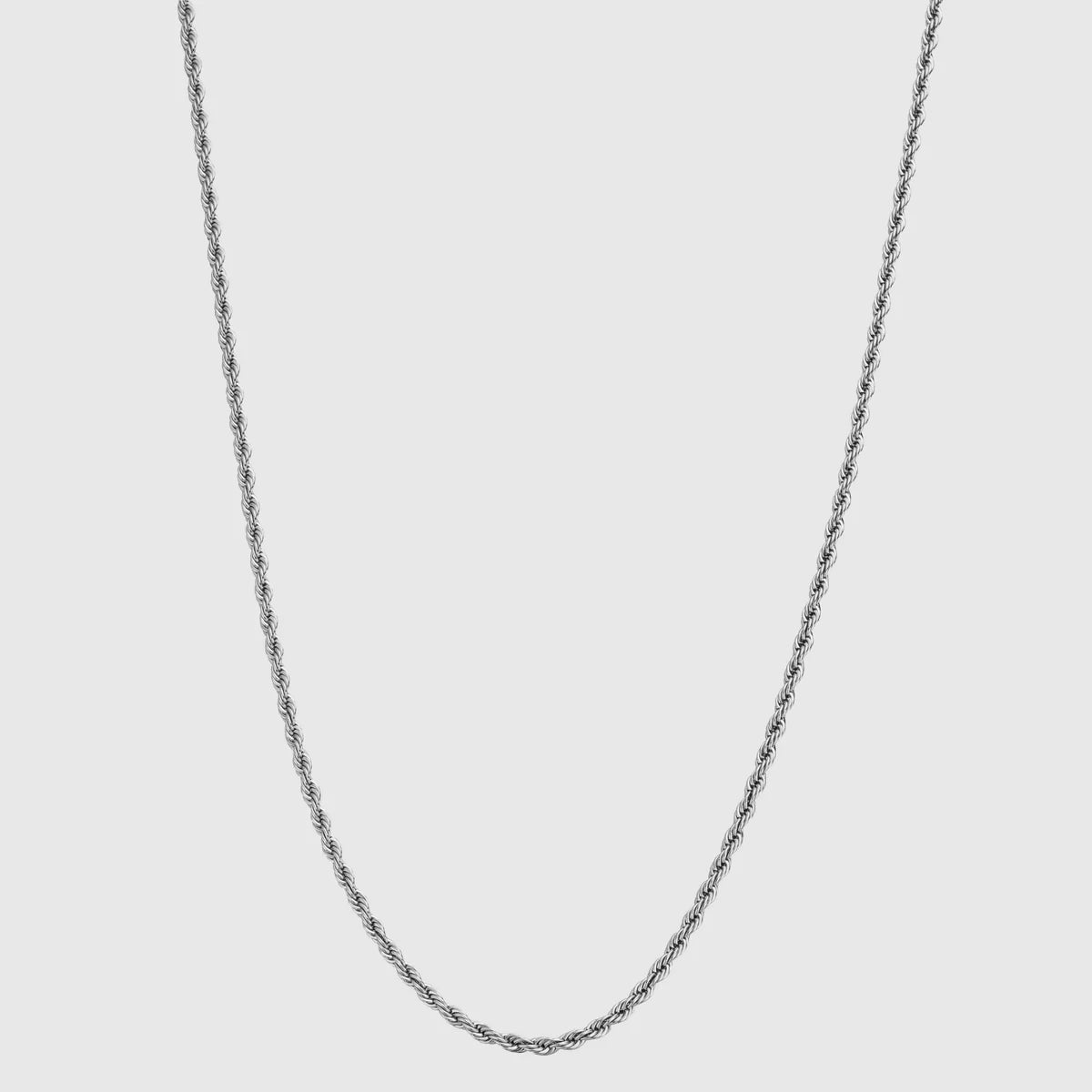 "Rope" Silver-colored Chain (3mm)
