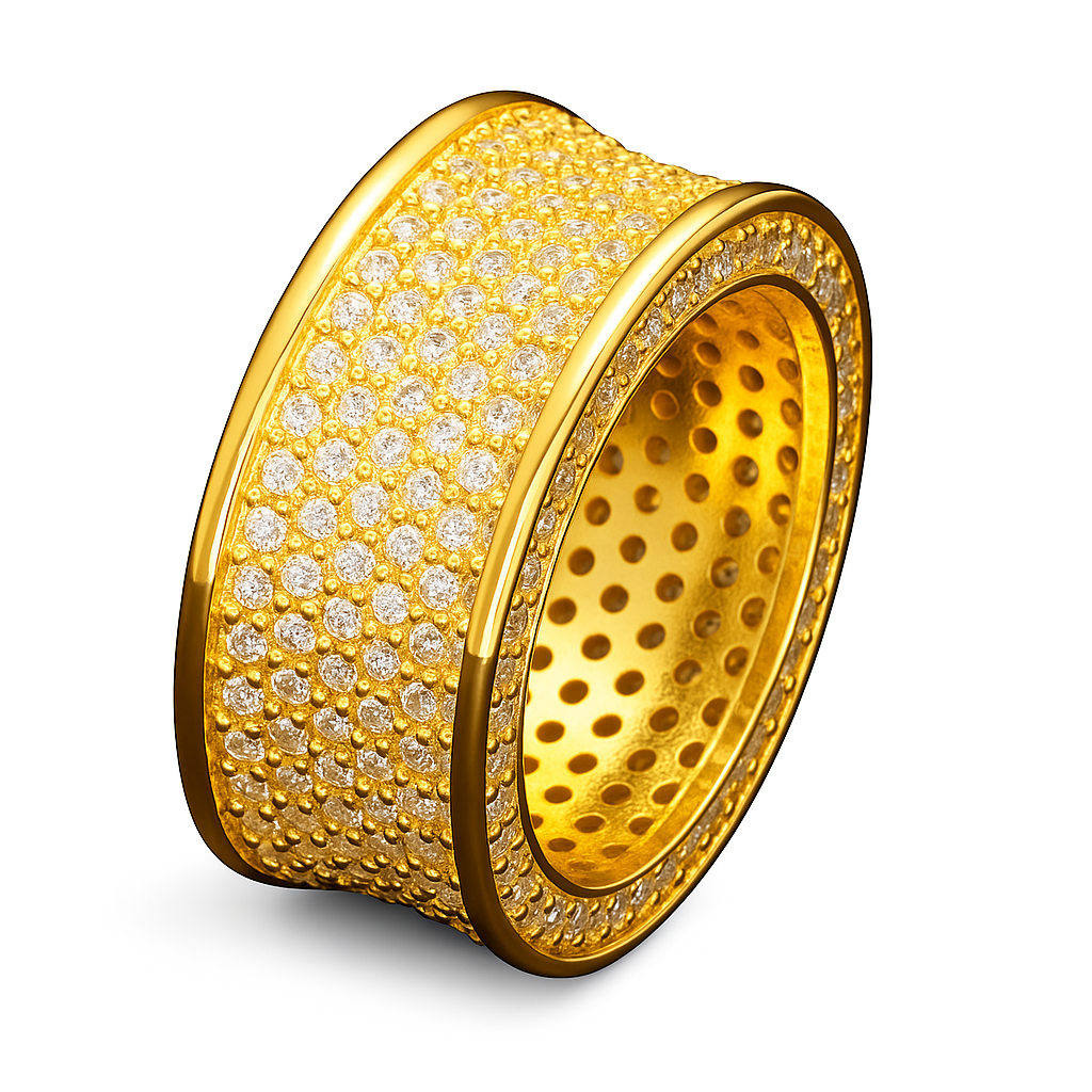 "Round" Gold Colored Ring