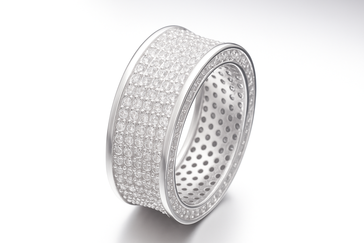 "Round" Silver-colored Ring