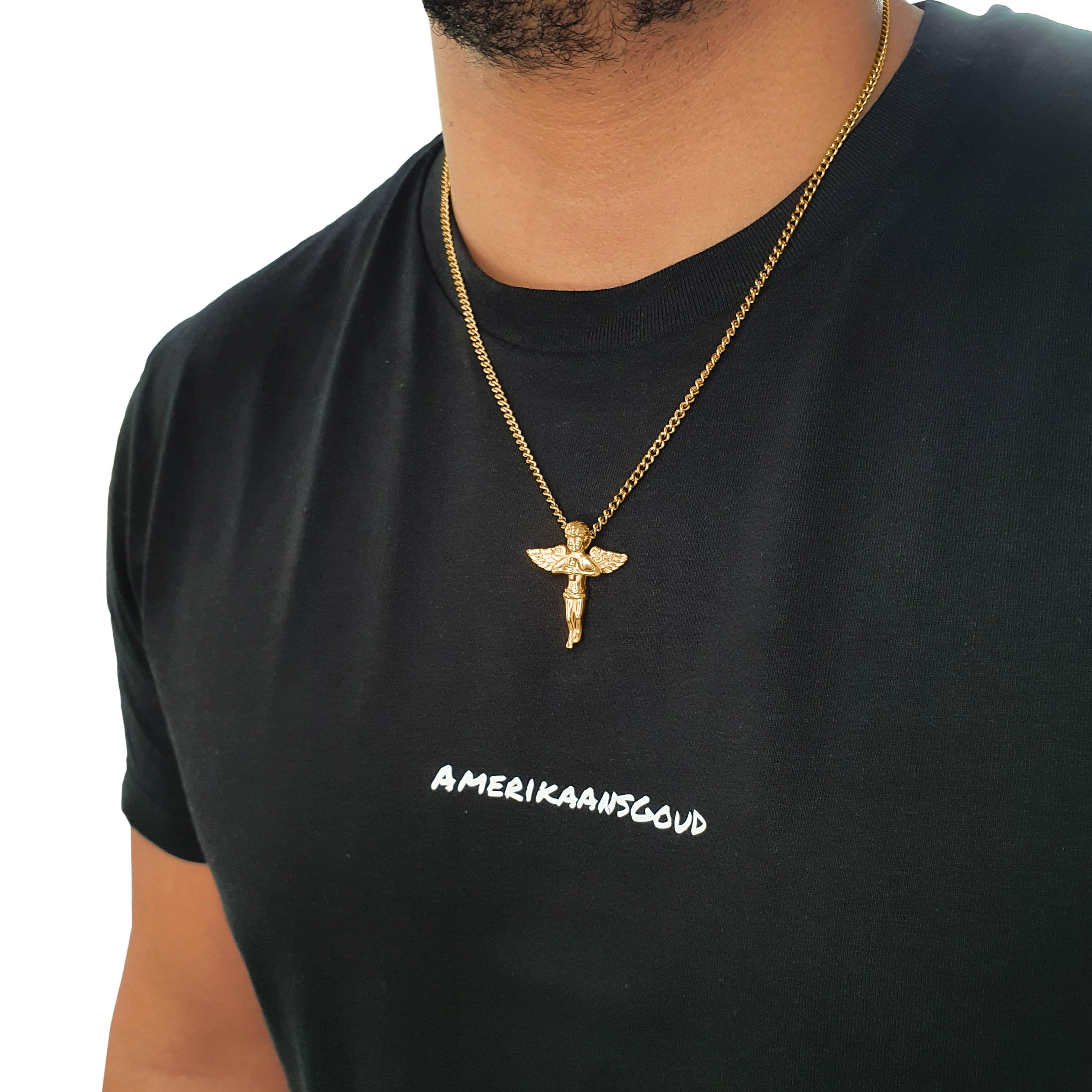 "Angel" Gold-Colored Pendant