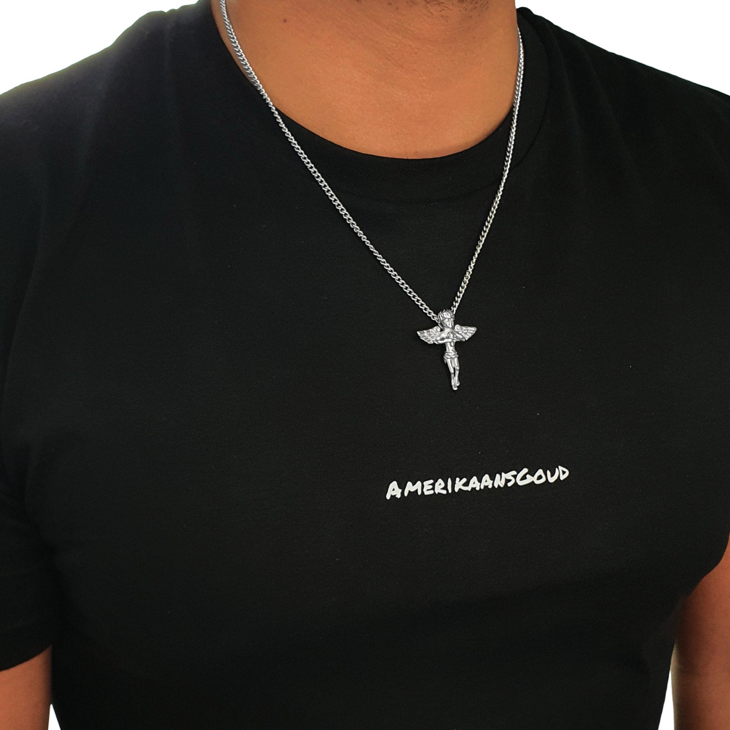 "Angel" Silver-colored Pendant