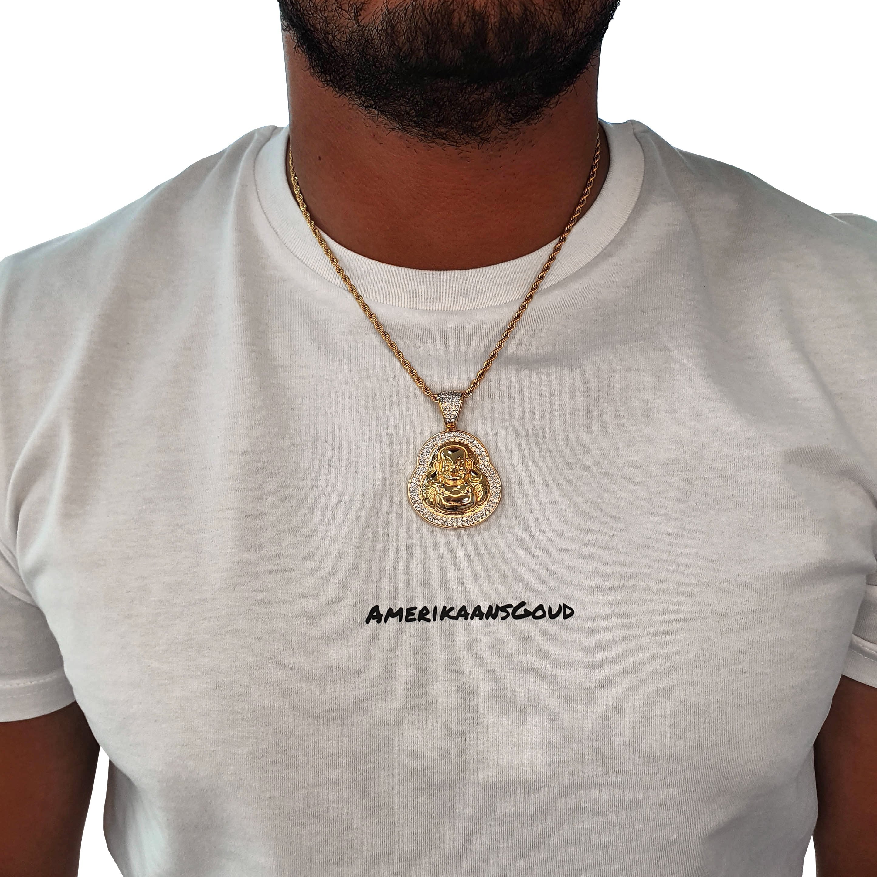 "Budha" Gold-colored Pendant