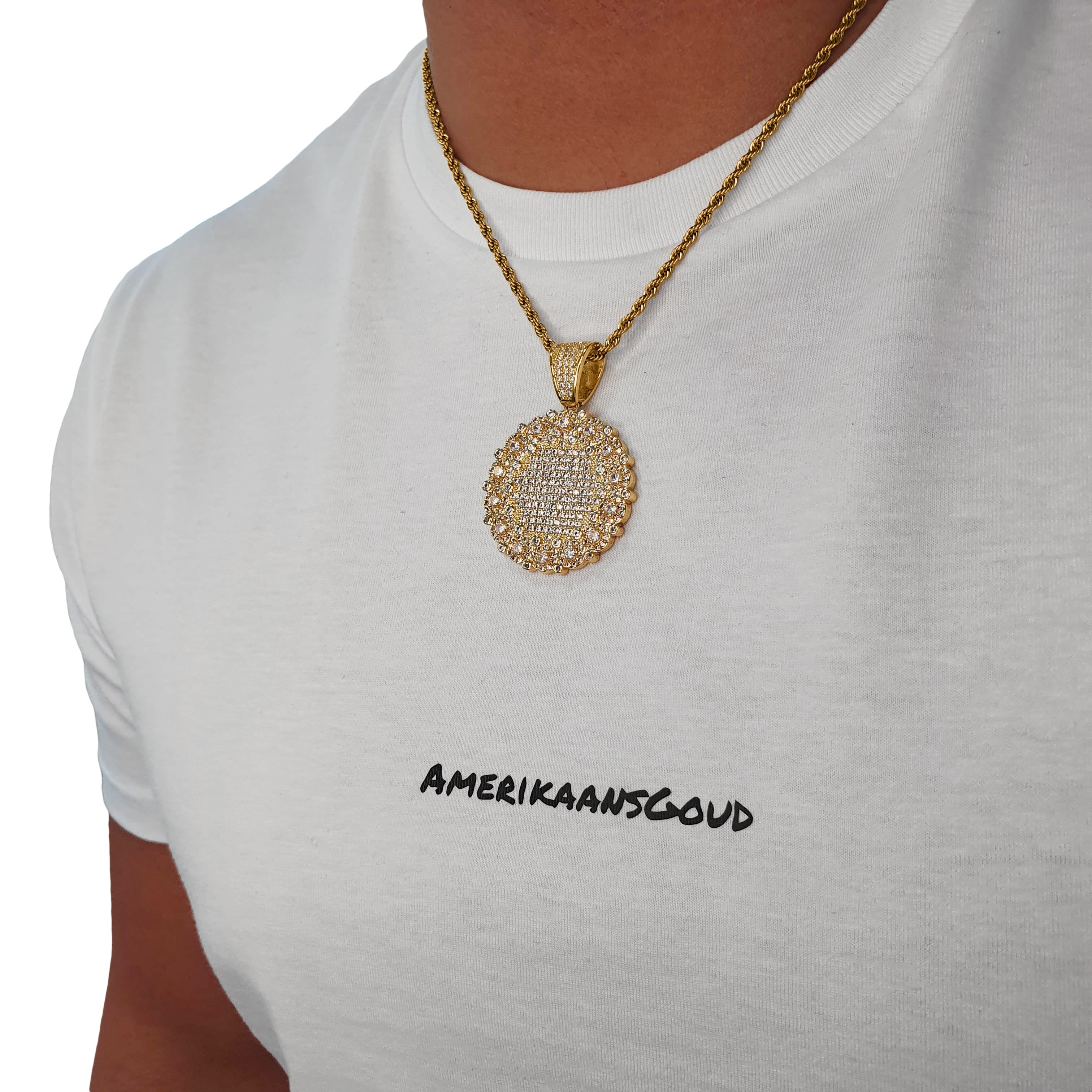 "Circle" Gold-Colored Pendant
