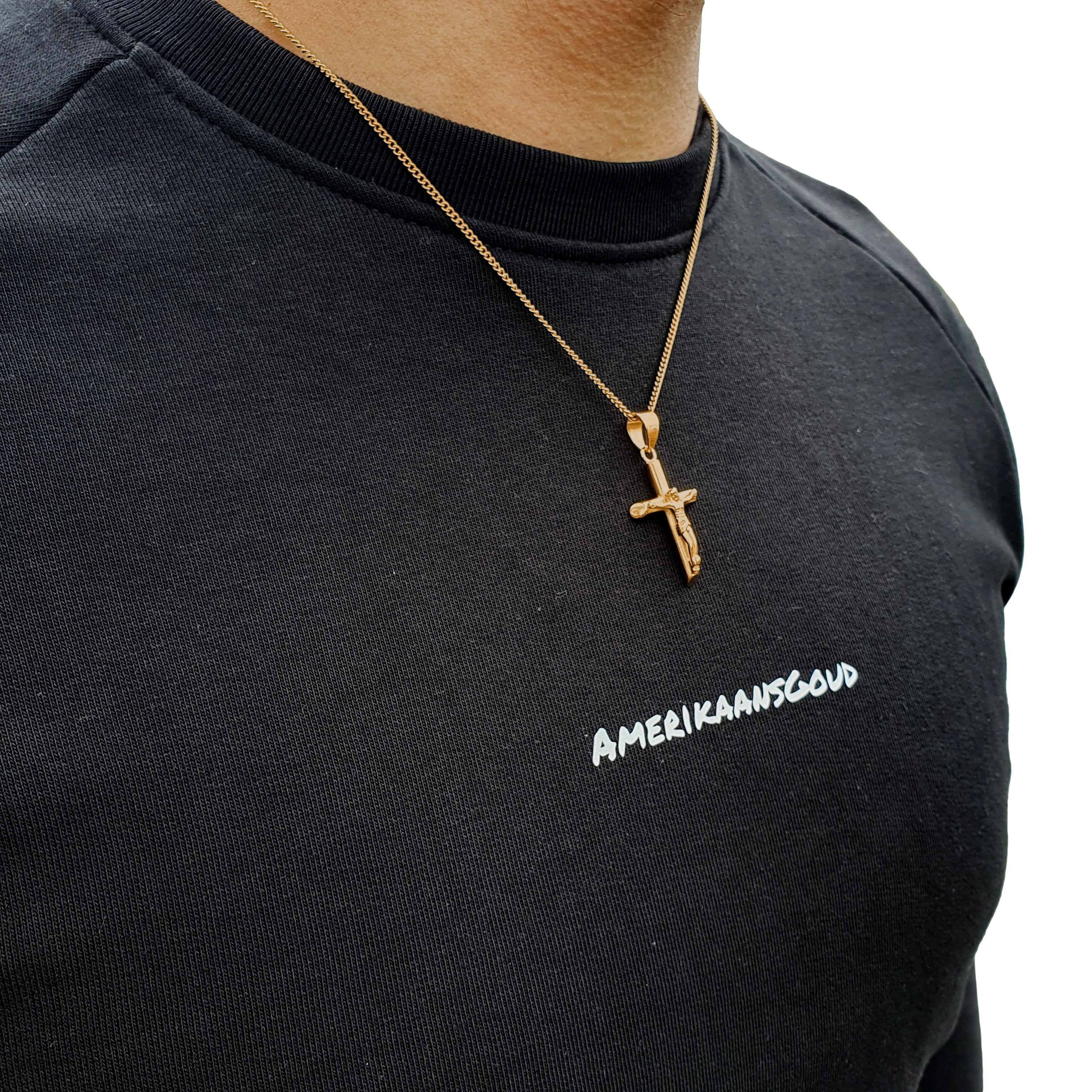 "Cross" Gold-Colored Pendant