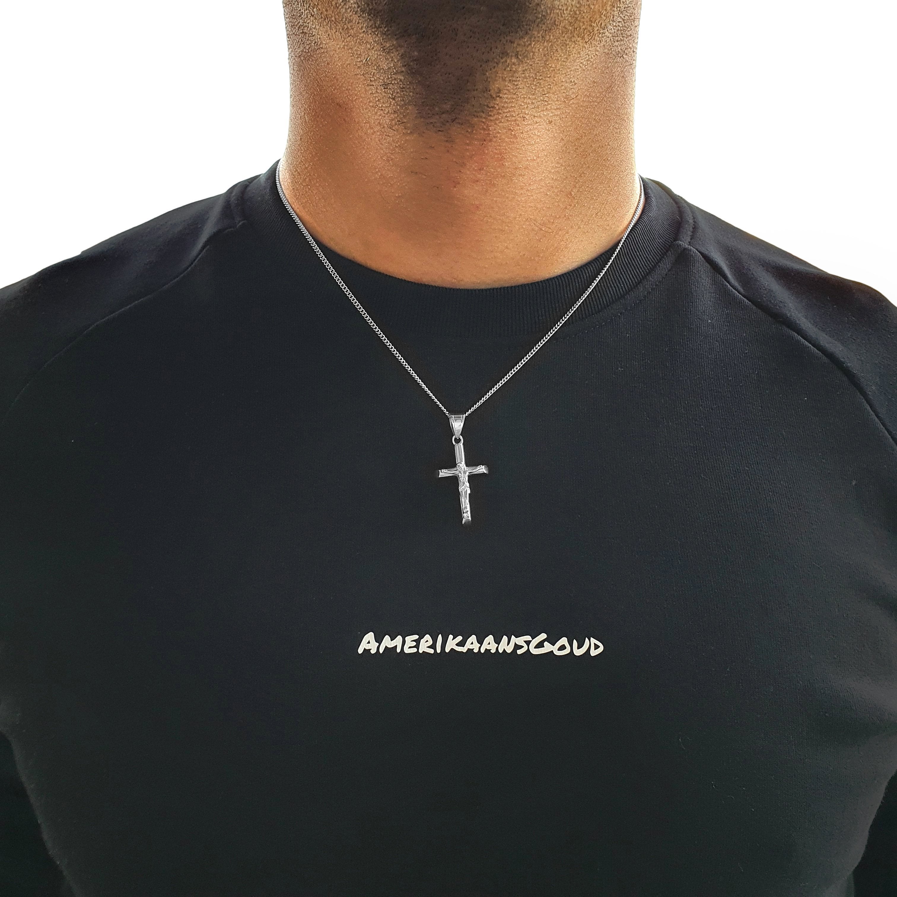 "Cross" Silver-colored Pendant