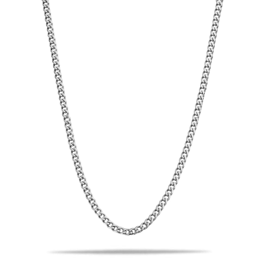"Cuban" Silver-Colored Chain (5mm)