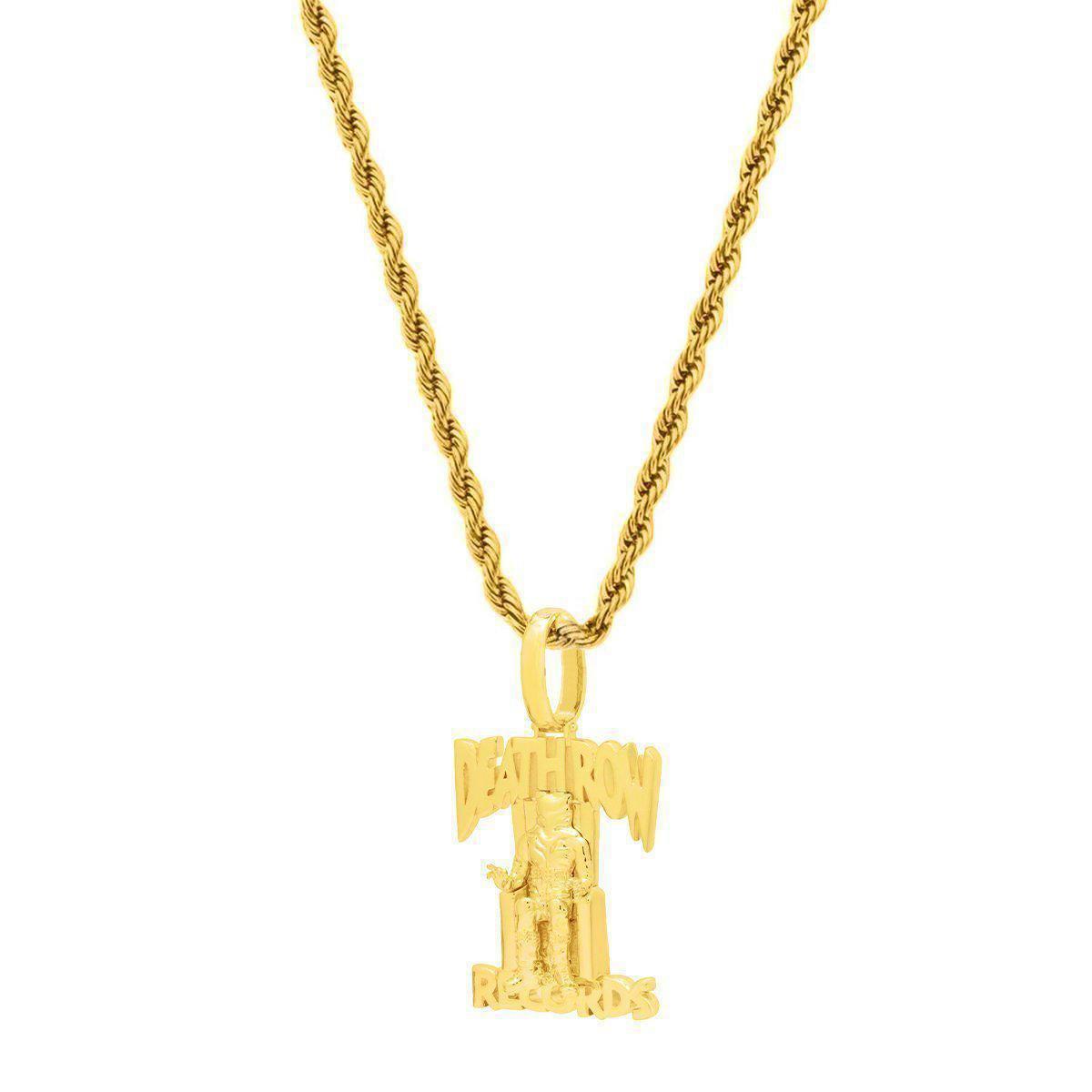 "Deathrow" Gold-colored Pendant