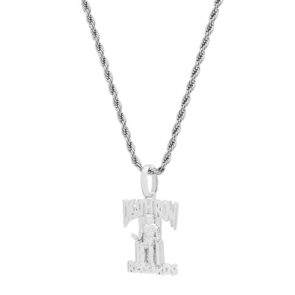 "Deathrow" Silver-Colored Pendant