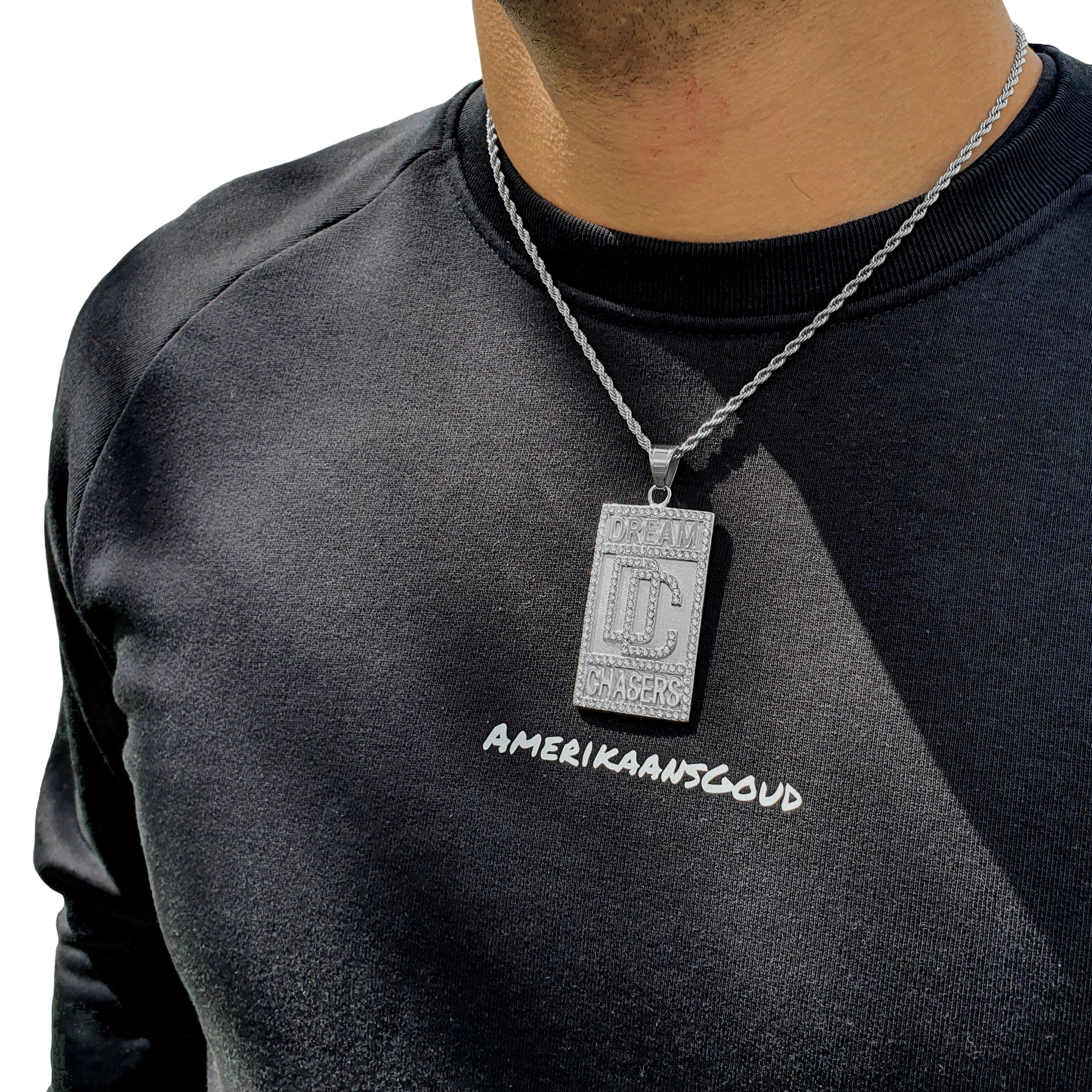 "DreamChasers" Silver-Colored Pendant