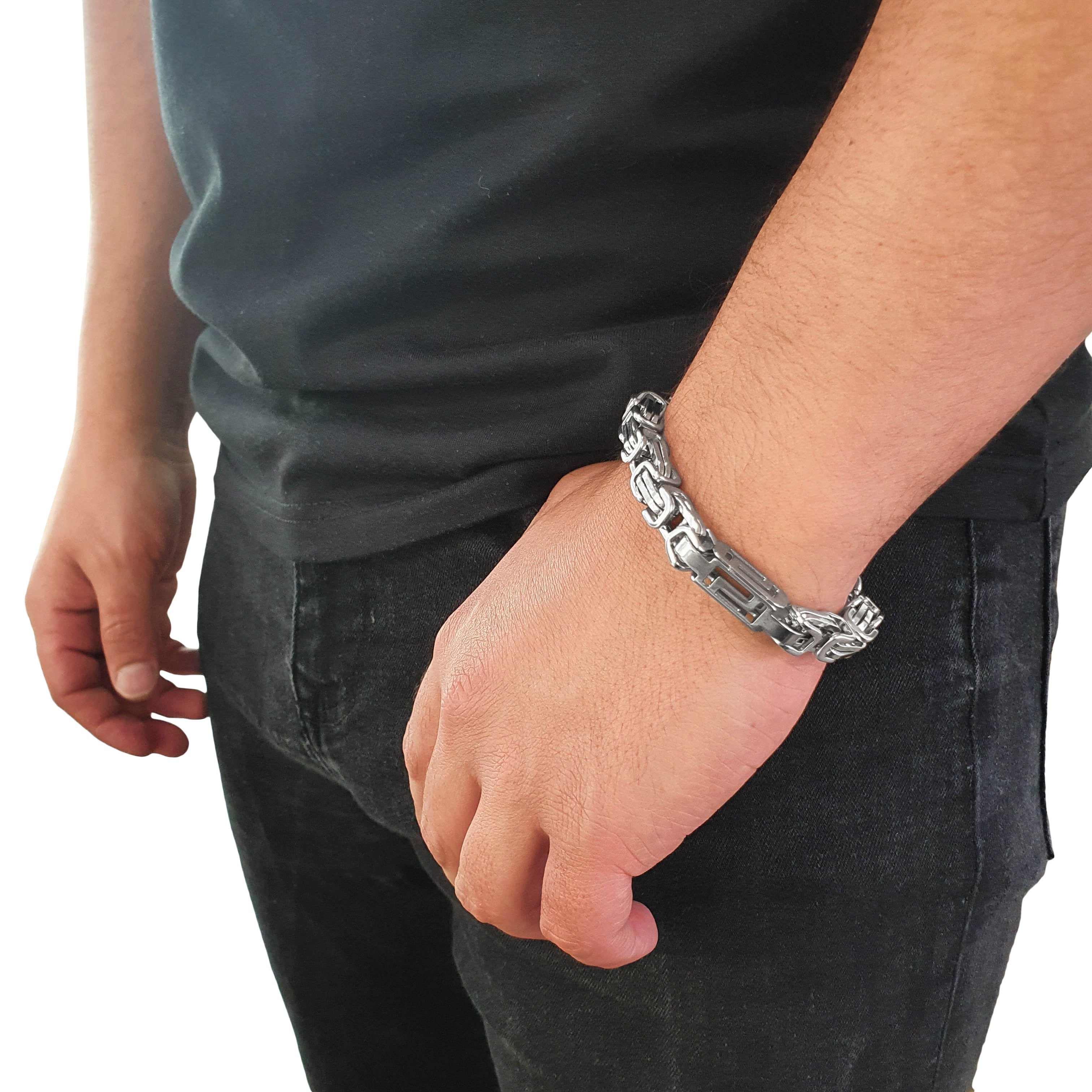 "El Chapo" Silver-Colored Bracelet (8mm)