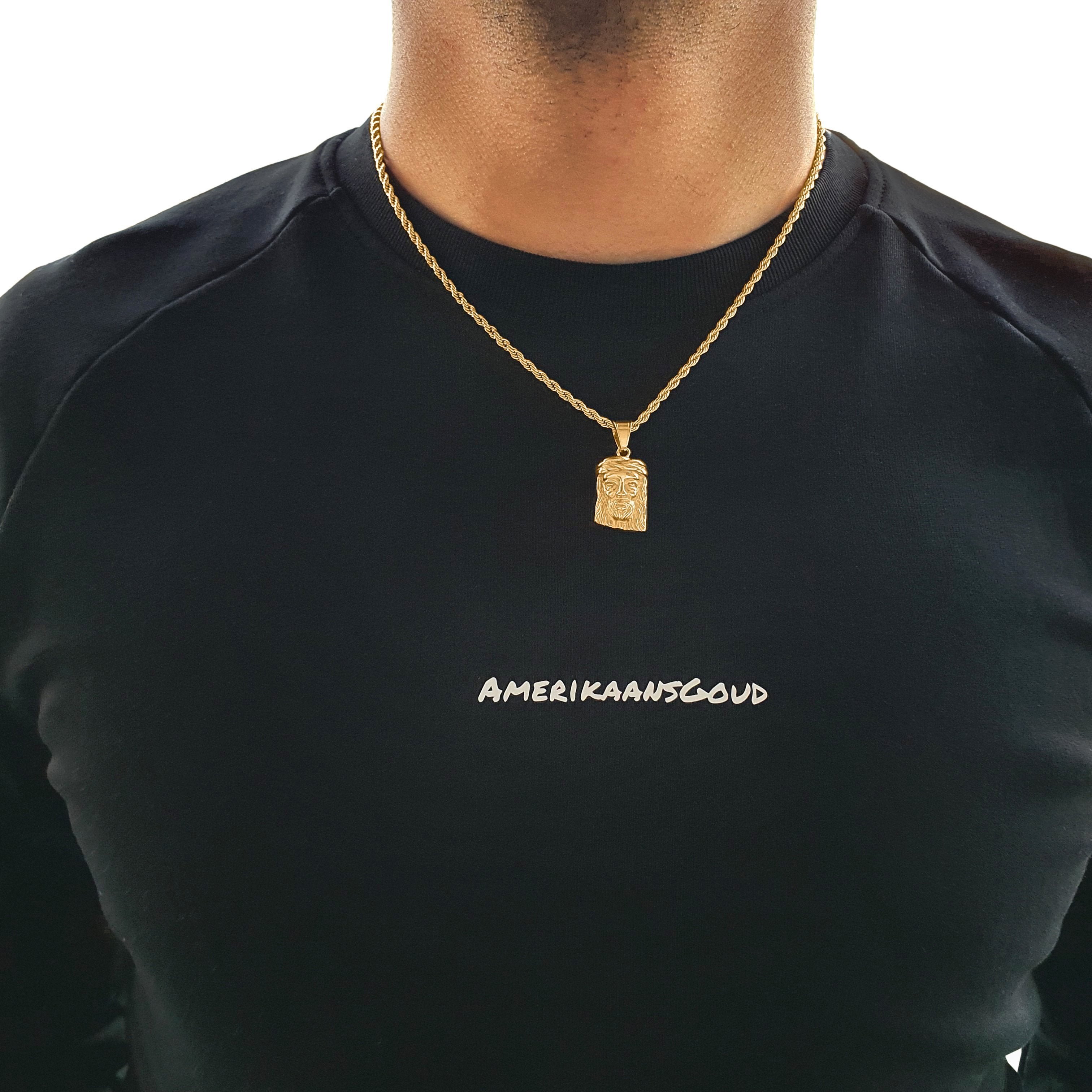 "Jesus Piece" Gold-colored Pendant