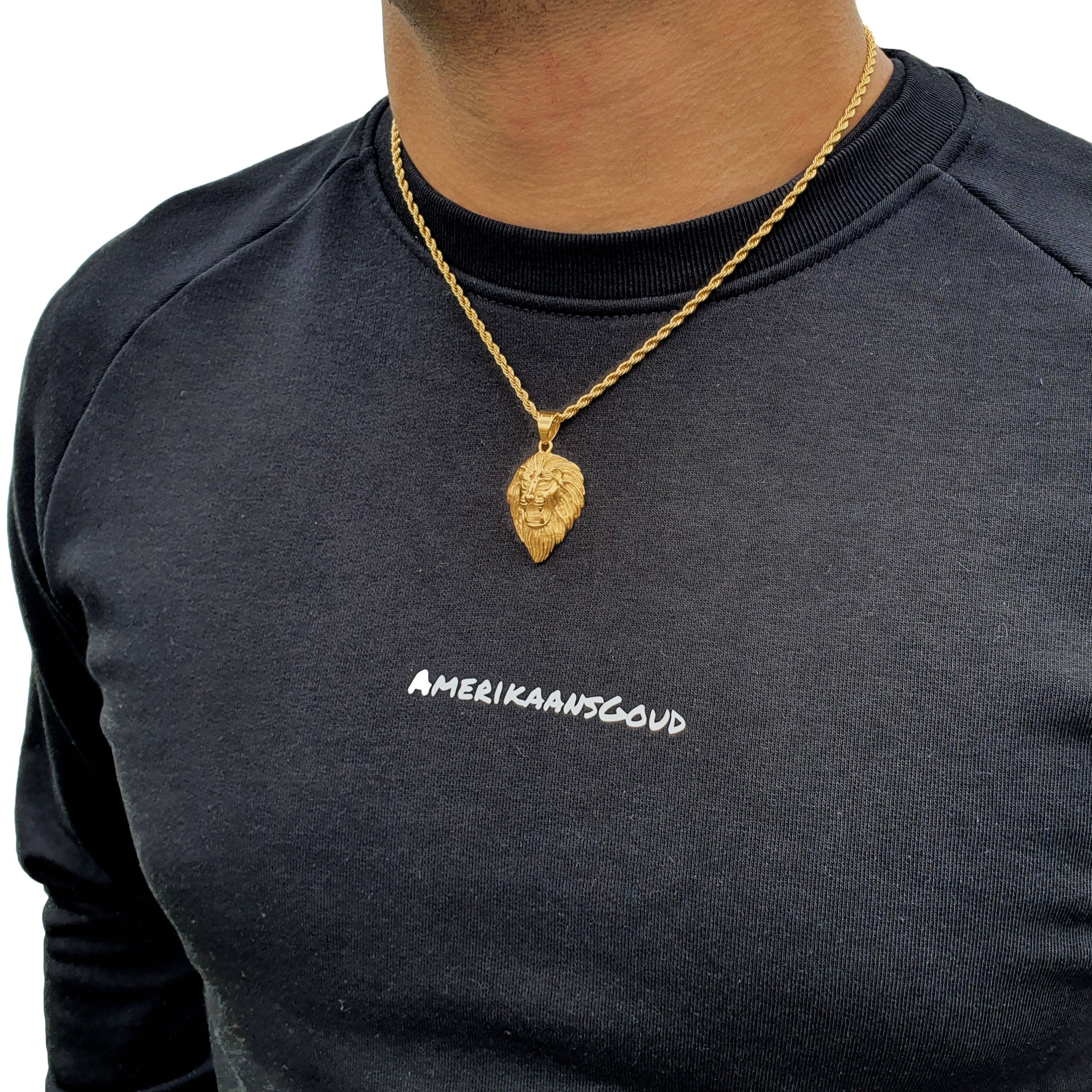 "Lion" Gold-Colored Pendant