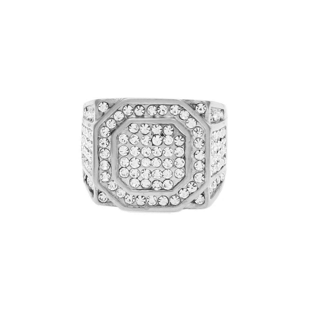 "Patron" Zilveren Ring-AmerikaansGoud