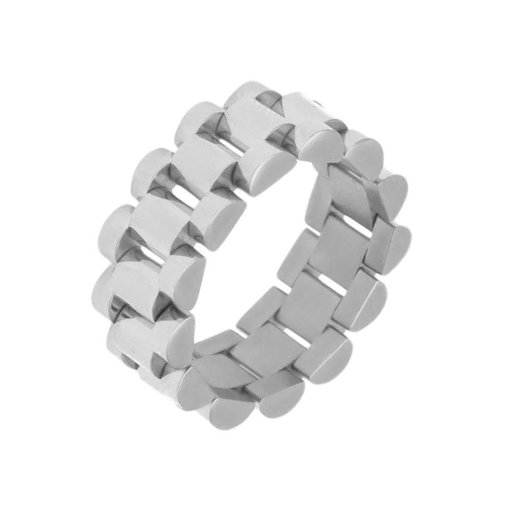 "Presidento" Silver-colored Ring