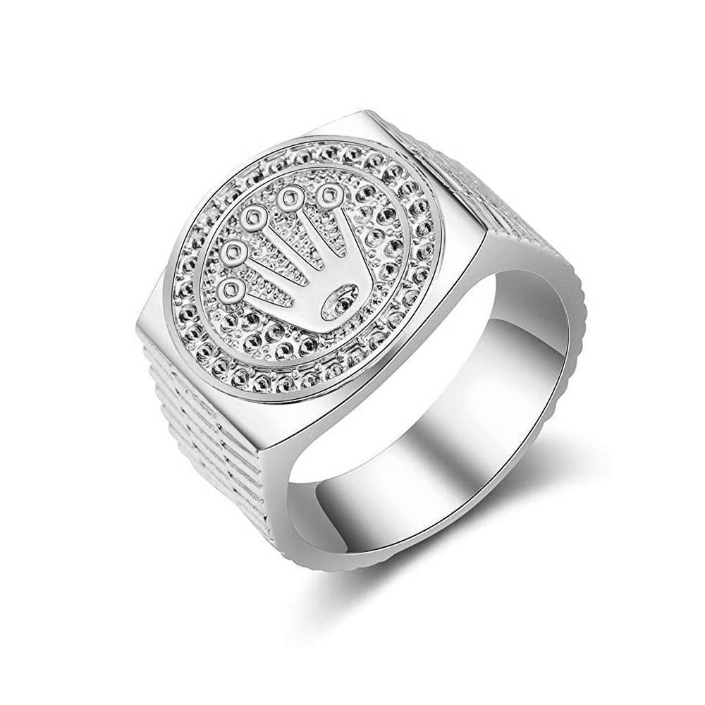"Relax" Silver-colored Ring