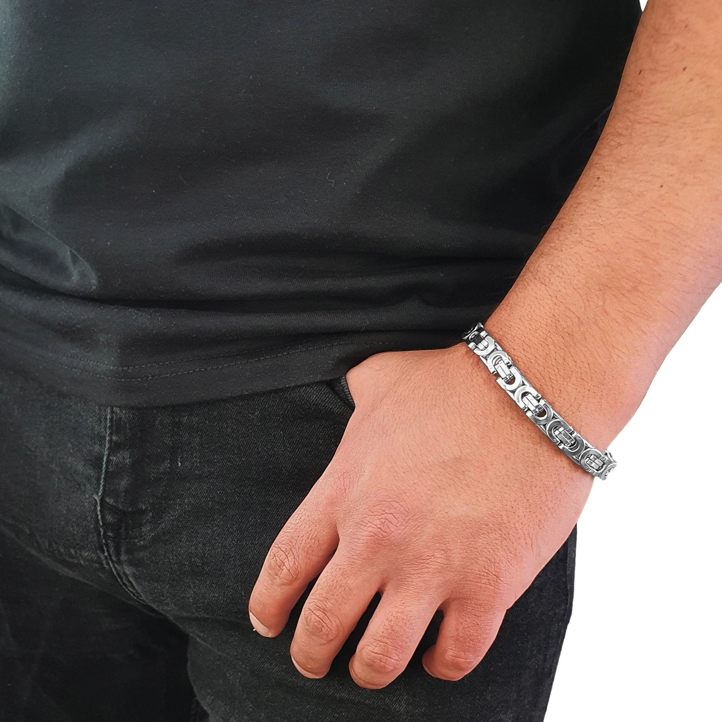 "Scylla" Silver-colored Bracelet (8mm)