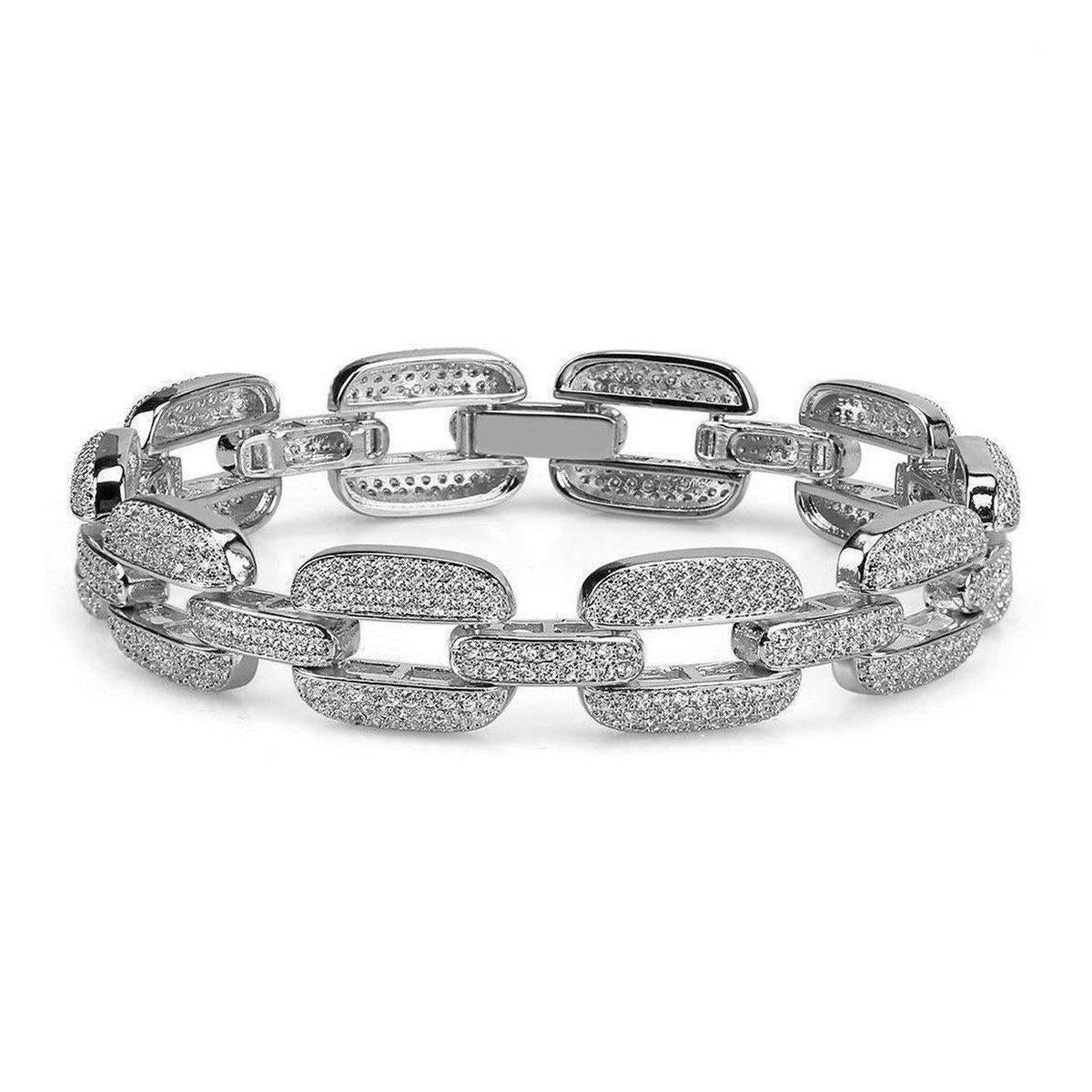 "Sevirio" Zilveren Armband-AmerikaansGoud