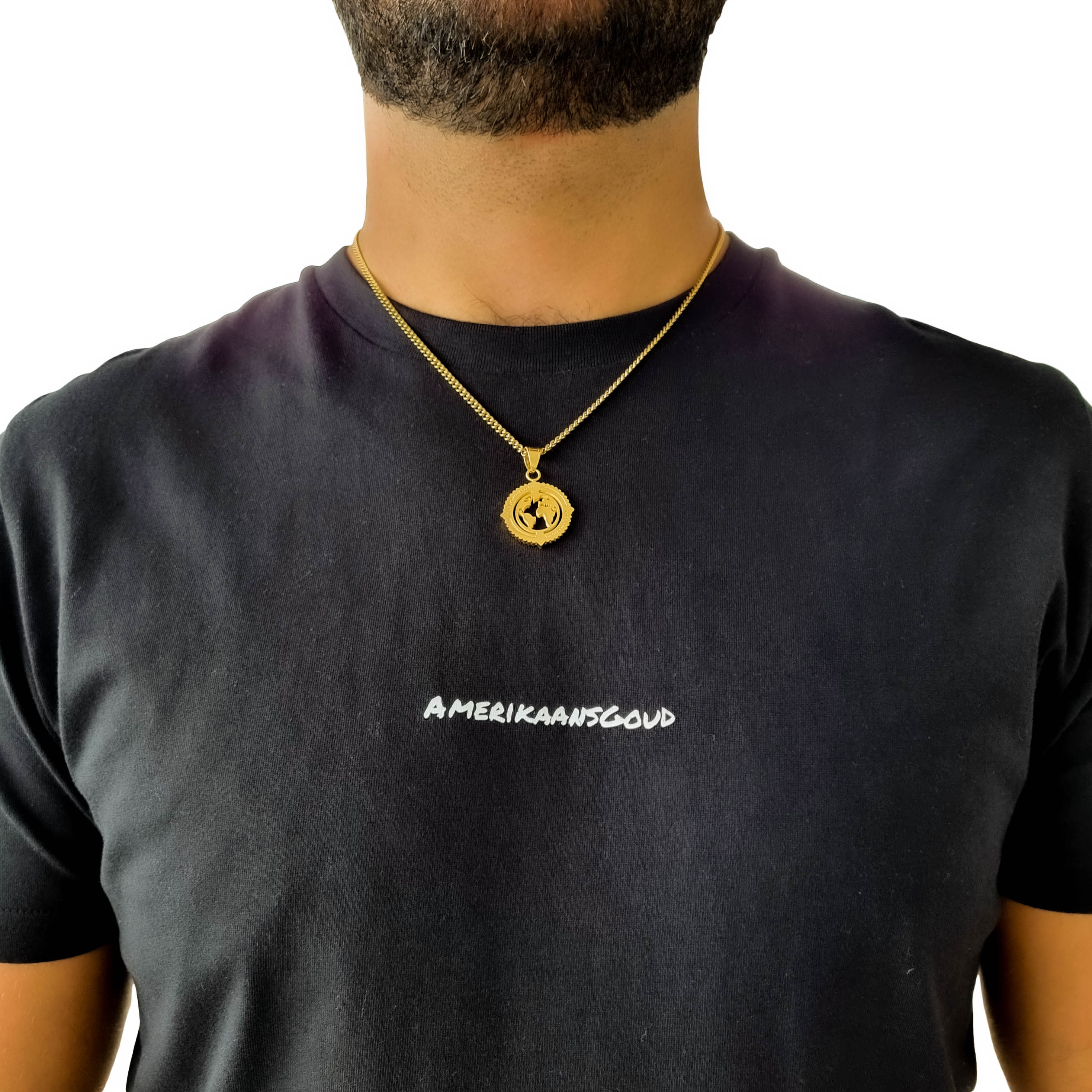 "The World Is Yours" Gold-Colored Pendant